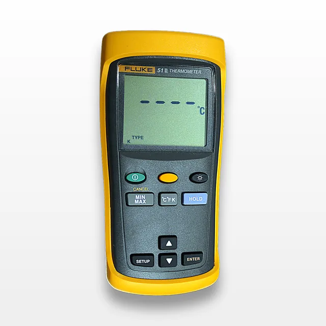 Fluke 51 II Thermometer Handheld Digital Thermocouple Temperature Measurement