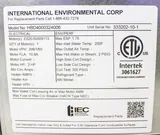 IEC IEC HBD Fan Coil Unit ACH550 Control Panel 600-4000 CFM