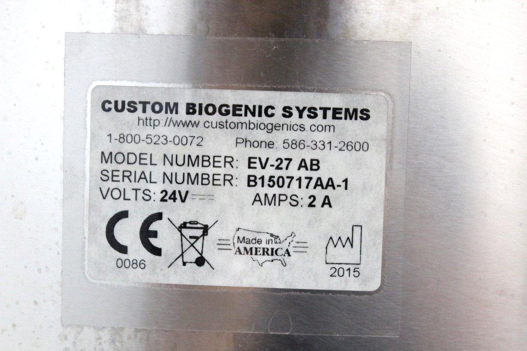 Custom EV-27 AB Eco Vapor Nitrogen Freezer 3-Rack 720lb Functional Good