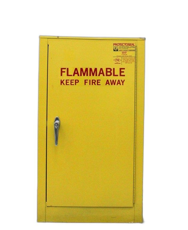Protectoseal 5517 Flammable Cabinet 12-Gal Manual Secure Double-Wall Steel