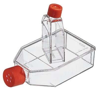 Corning 10034/431463/430168 Cell Culture Flask Set with Vent & Plug Seal Caps