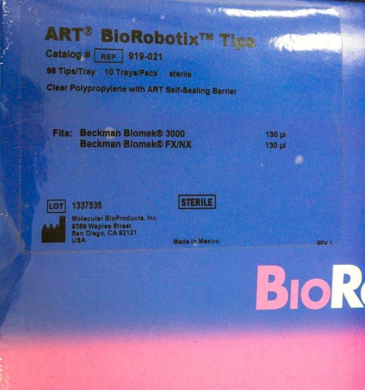 Thermo Scientific 919-021 Art BioRobotix Tips 130ul Pallet of 16 Cases