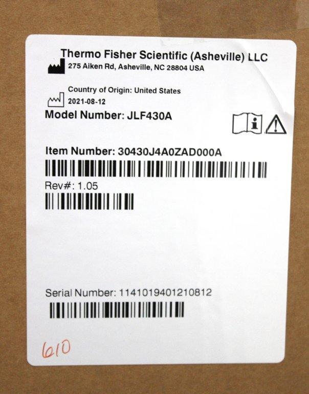 Thermo JLF430A Laboratory Equipment Model 30430J4A0ZAD000A New Condition