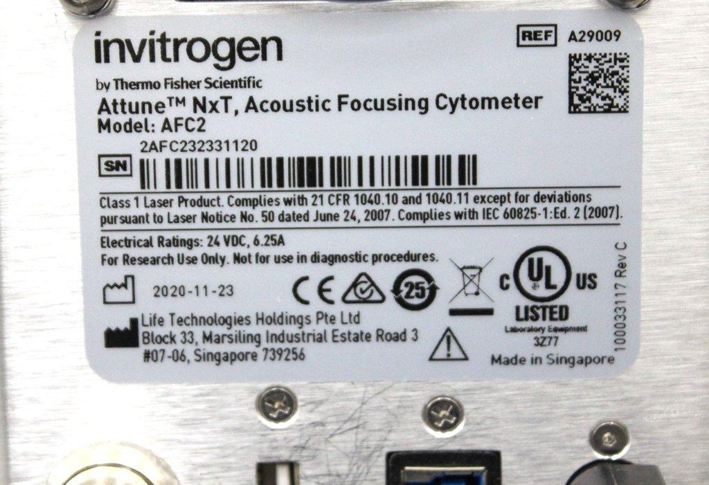 Invitrogen Attune NxT Cytometer Flow Cytometry High Throughput Autosampler