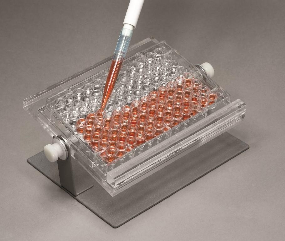 SP Bel-Art Adjustable Microplate Tilting Stand 189380000 - Acrylic 6 Cases