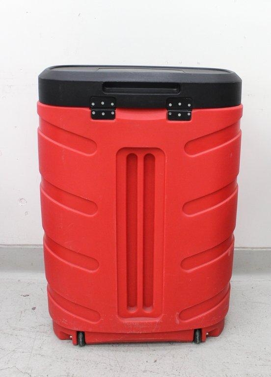 N/A CA900 Roto-Molded Shipping Case on Wheels with Storage, Very Good Condition