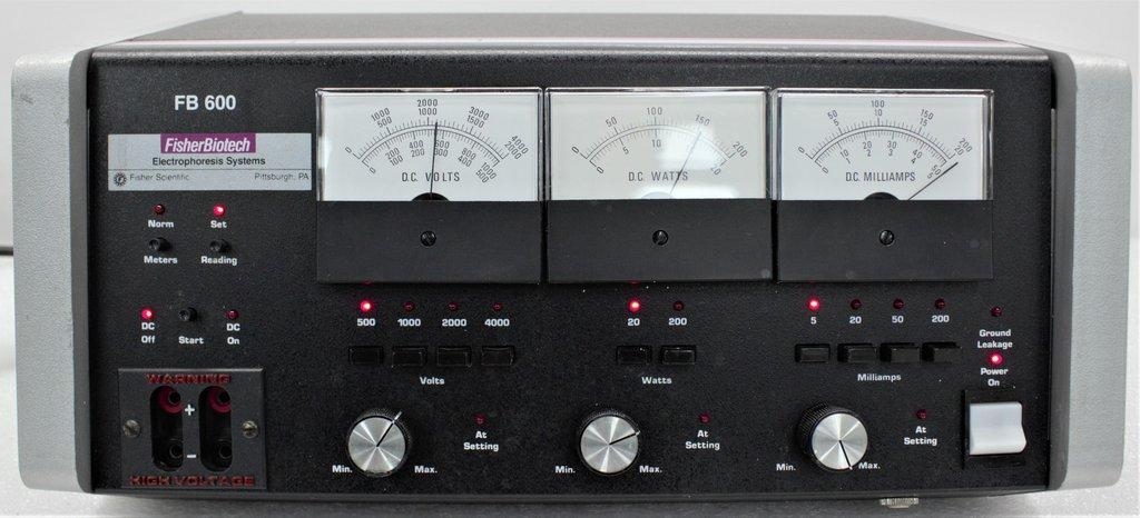 Fisher Biotech FB 600 Electrophoresis System Power Supply 4000V 200W