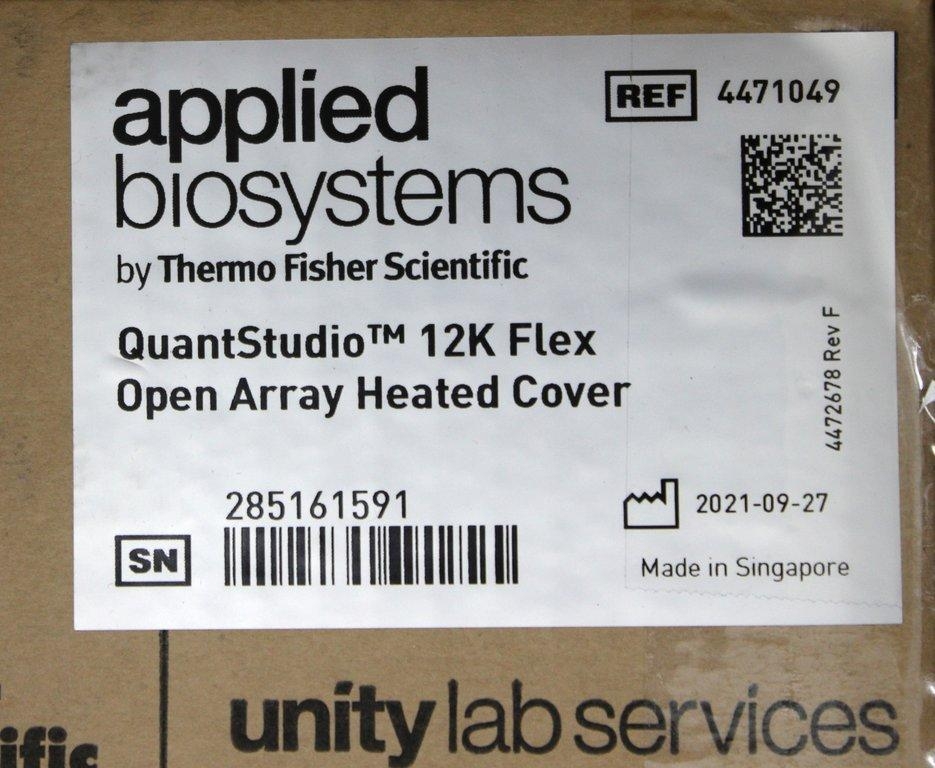 ABI QuantStudio 12K Flex Open Array Heated Cover Real-Time PCR New