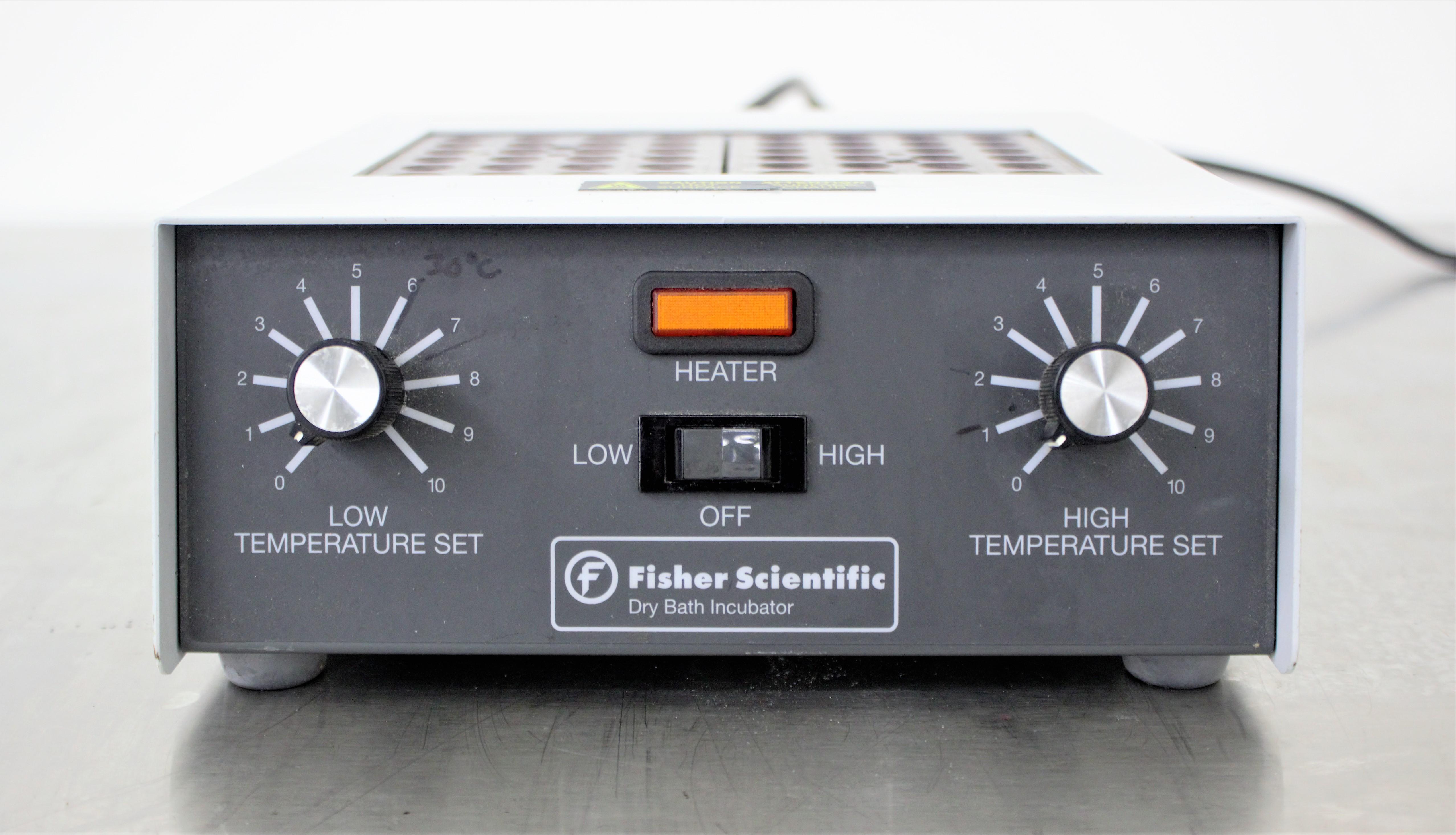 Fisher Scientific Dry Bath Incubator Lab Equipment with Temperature Control