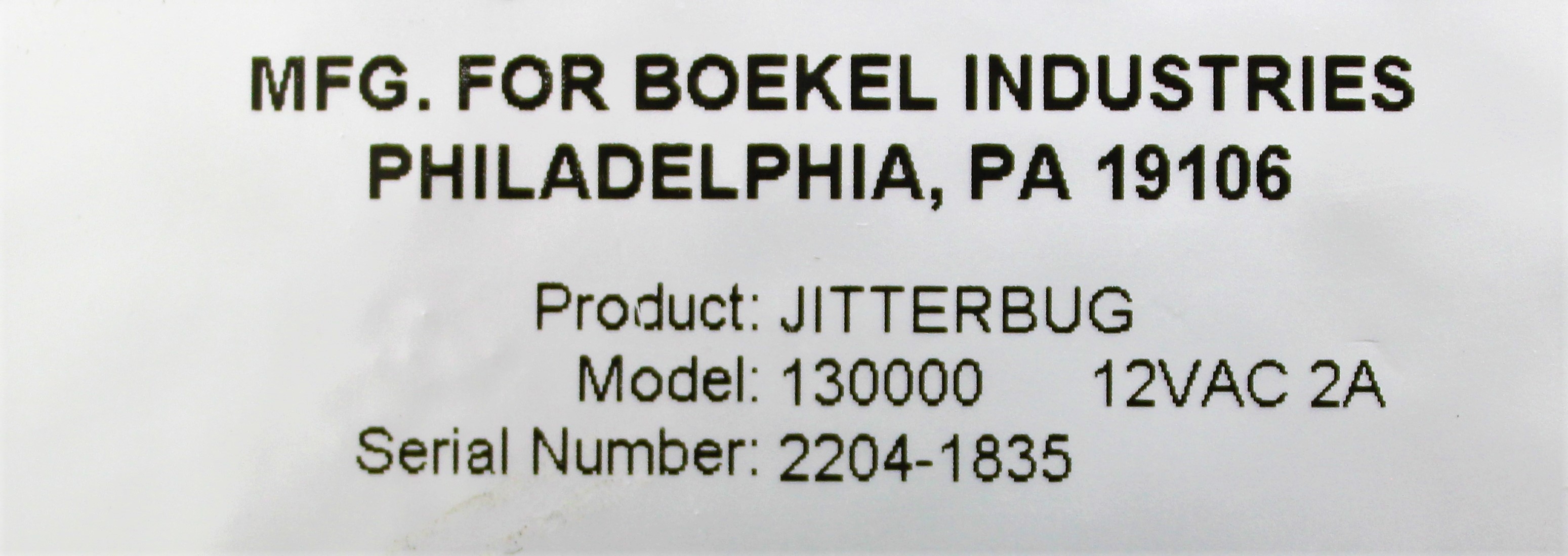 Boekel 130000 Microplate Shaker - Incubated, 575-1500 RPM, 40C Max Temp
