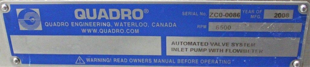 Quadro Ytron ZCO 0086 Lab Disperser Pilot Powder System 230V 60Hz