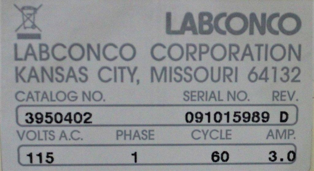 Labconco XPert Filtered Balance System 3950402 User Protection Contains Powders