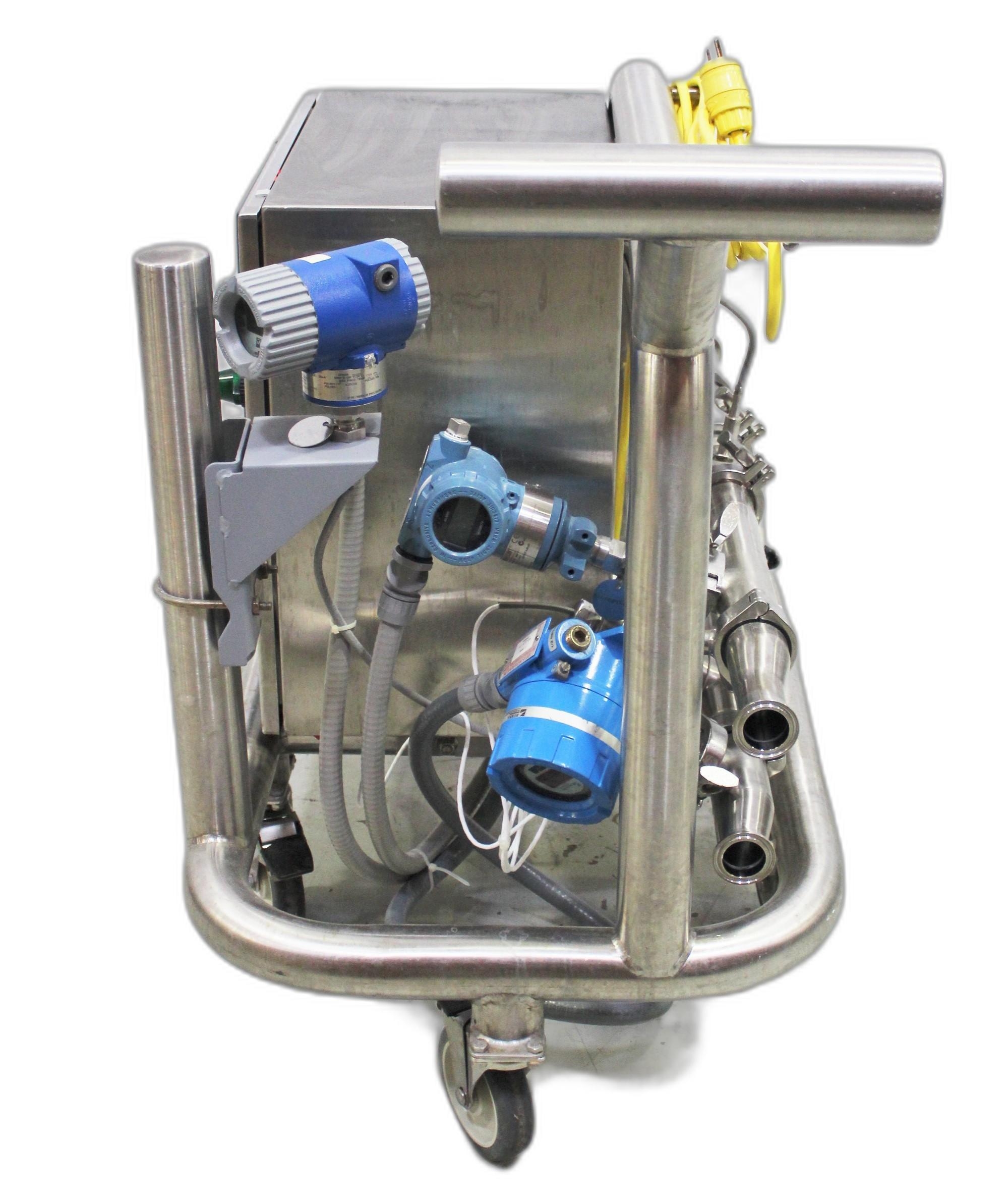 Electrol Specialties Company CIP Data Recording Cart 948AAD Stainless Steel