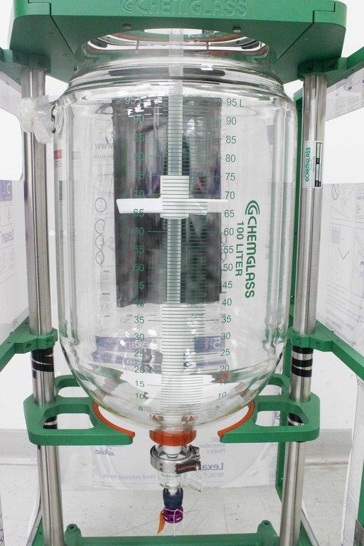 Chemglass 100L Process Reactor System Glass Vessel No Motor or Manifold