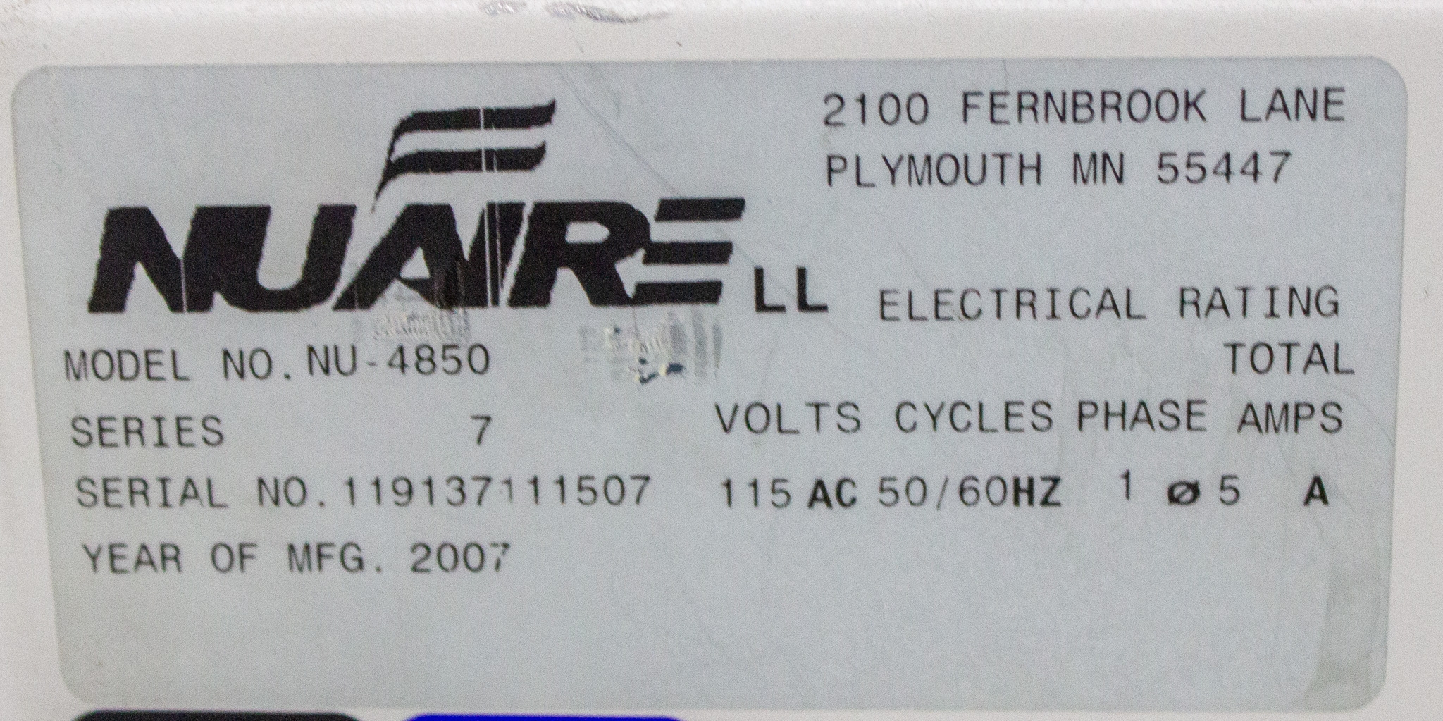 NuAire NU-4850 CO2 Incubator Water-Jacketed Precise Control Reliable