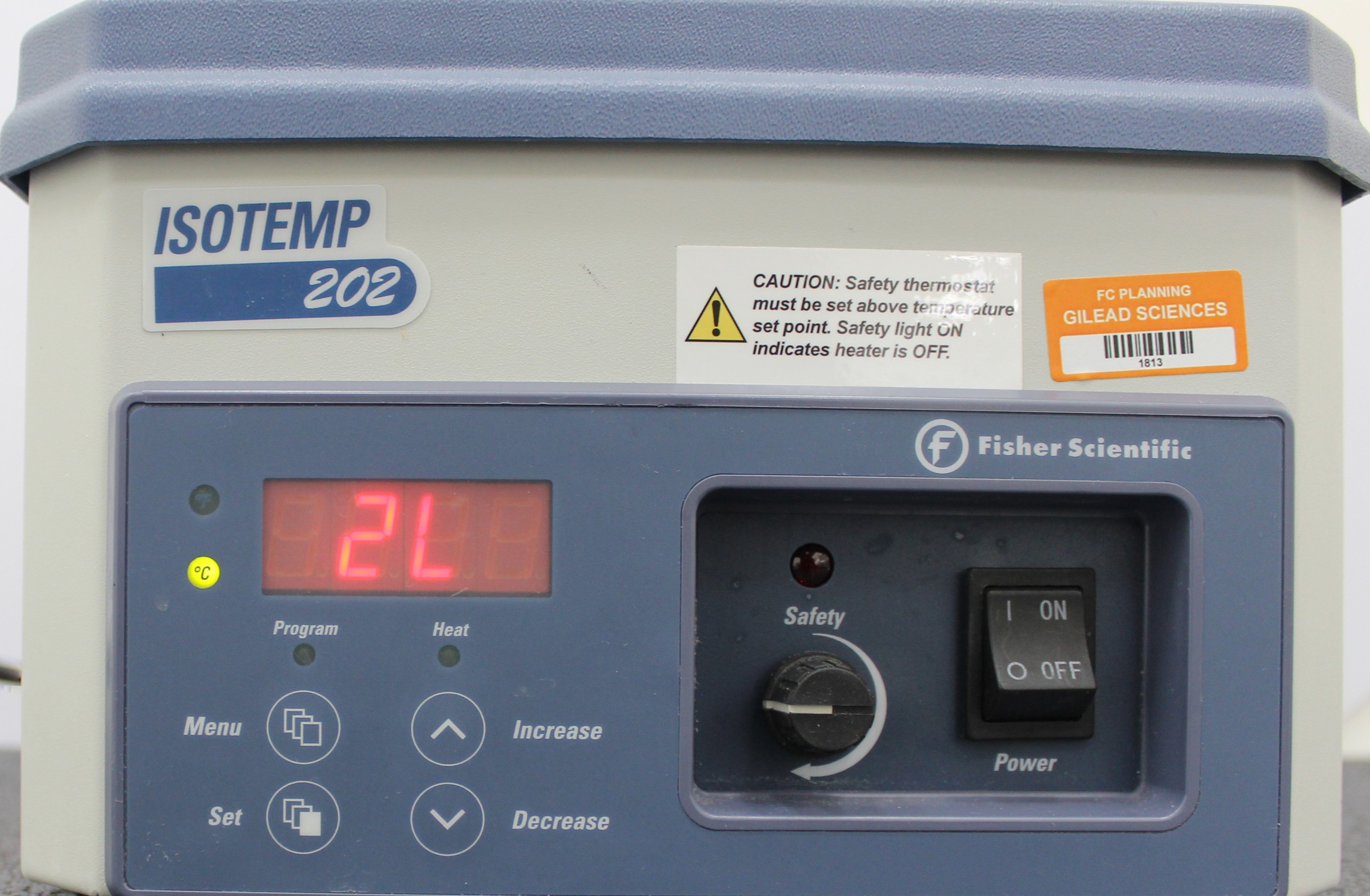 Fisher Scientific 202 Water Bath Digital Temp Control 2L 99.9C 13.0Lb Used