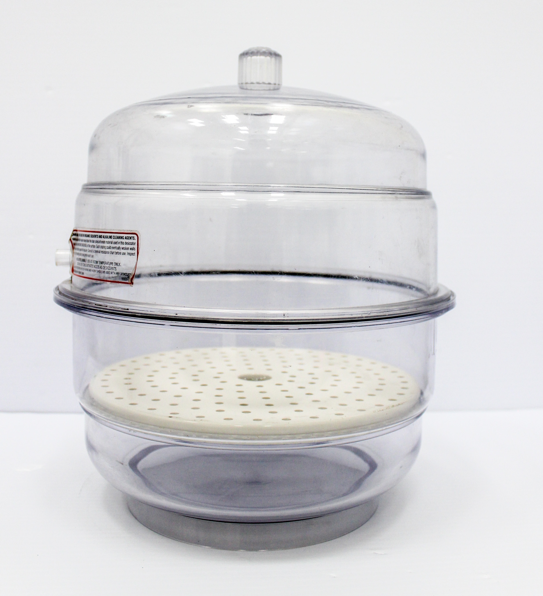 Bel-Art H42050/42051 Desiccator Vacuum Moisture-Sensitive Lab Storage Used