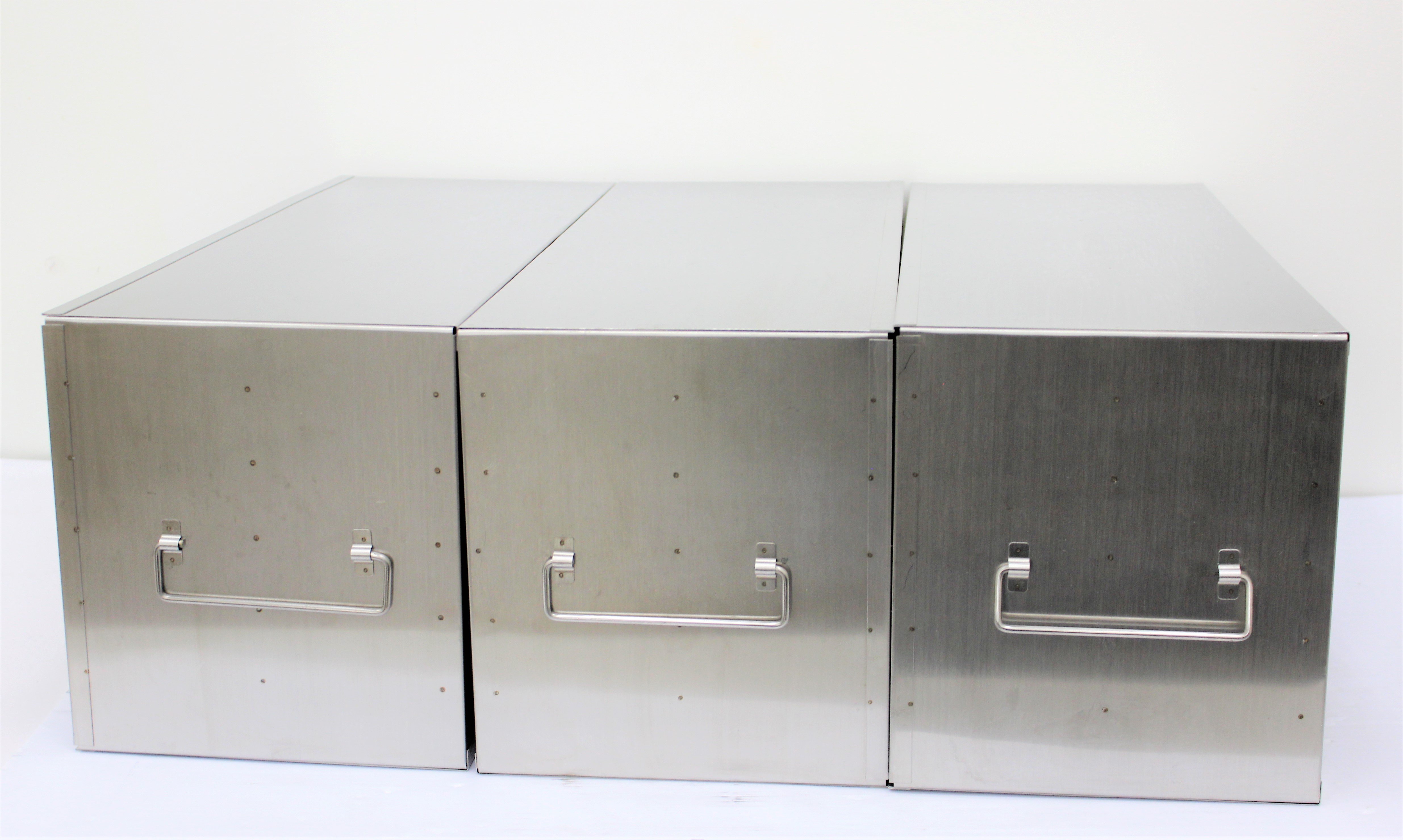 Stainless Upright Freezer Rack ULT Holds 18 boxes Used -80C Corrosion Resistant