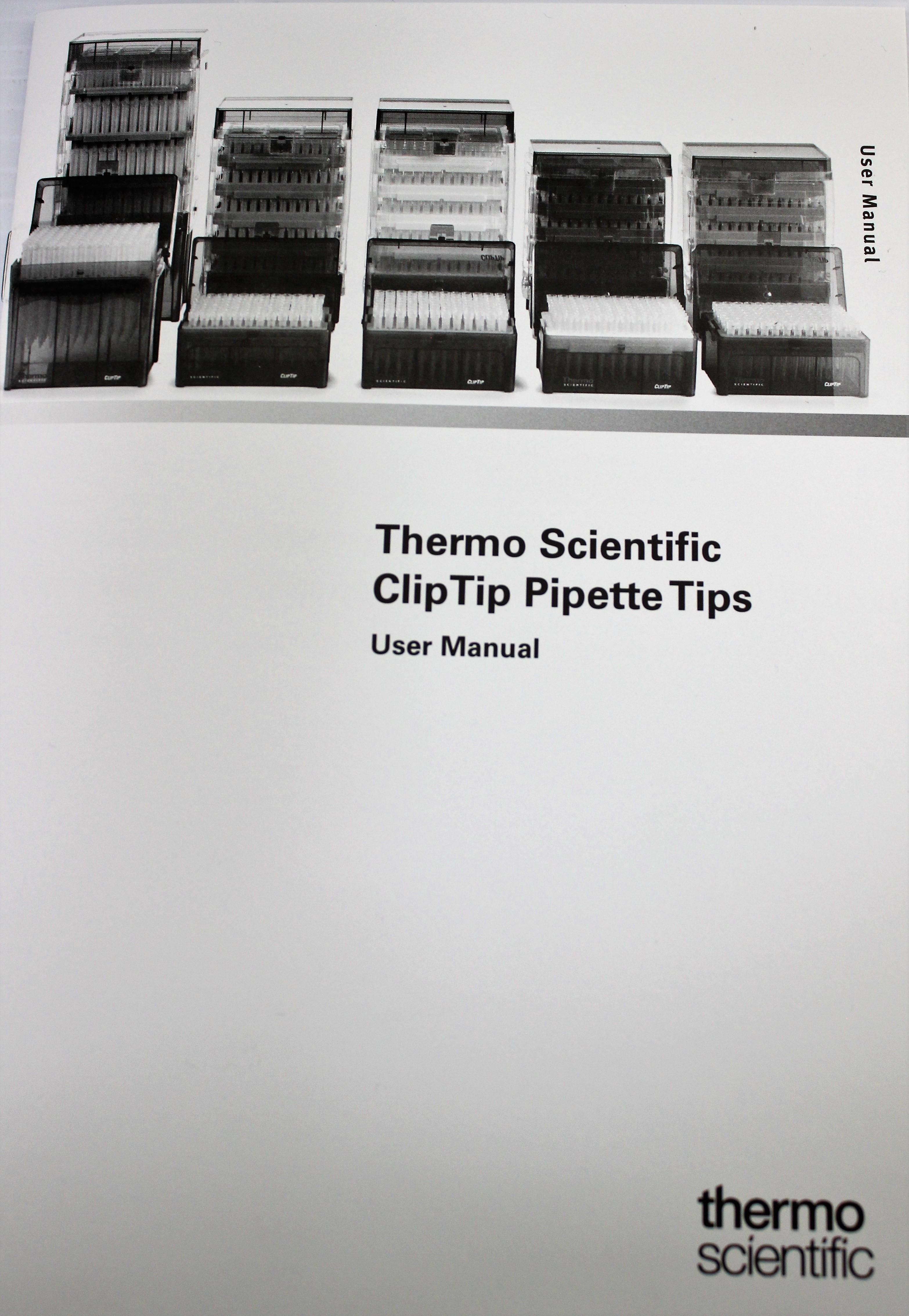 Thermo Clip Tip 1250 Pipet Tips Sterile Low Retention 8x96 Box System