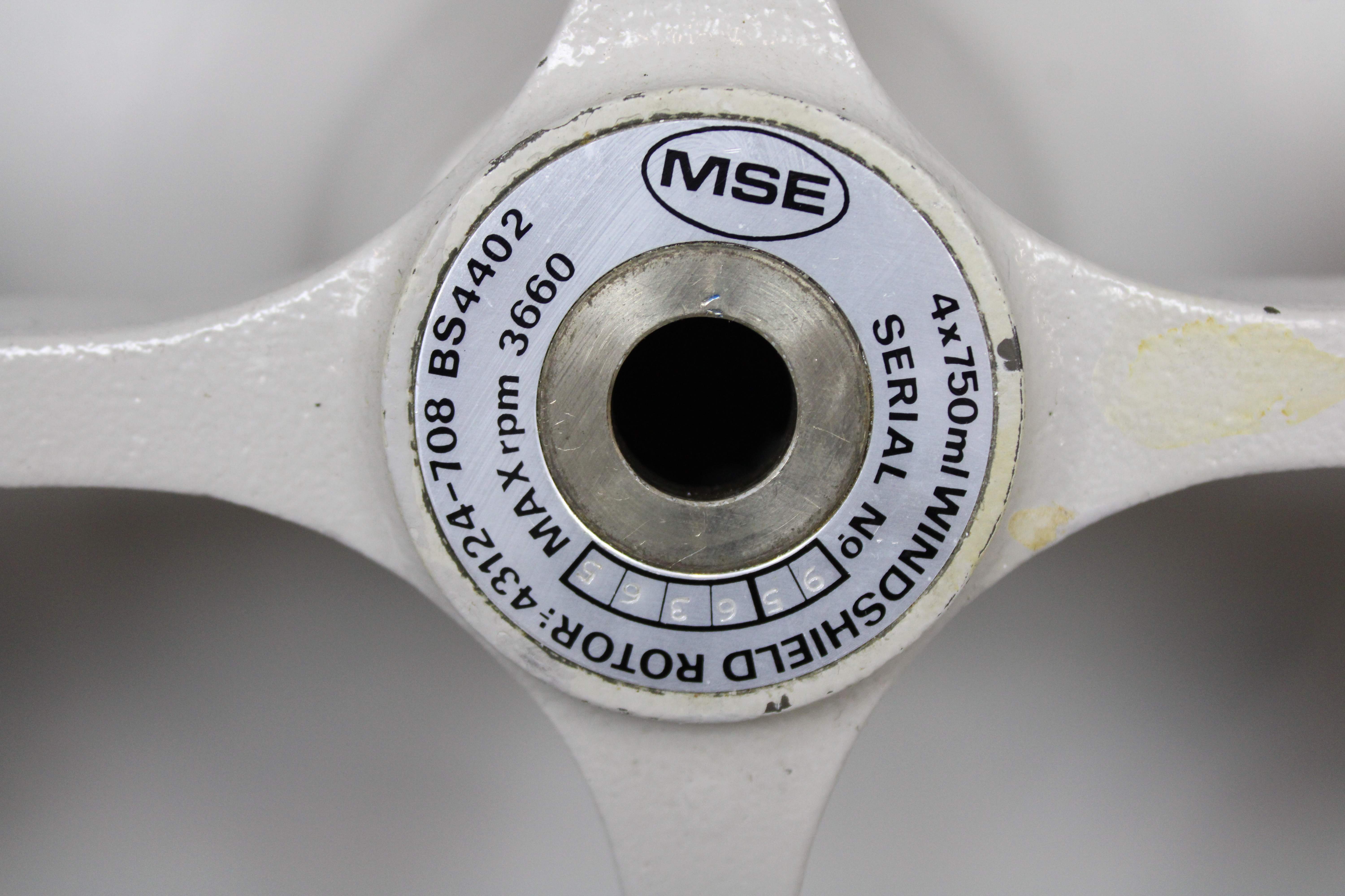 MSE MISTRAL 4X750 ML Rotor Centrifuge 3600 RPM Used United States