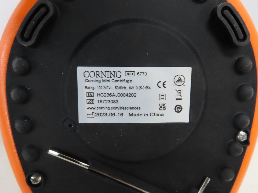 Corning Mini Centrifuge 6770 Centrifugation Equipment, Compact Design, Efficient