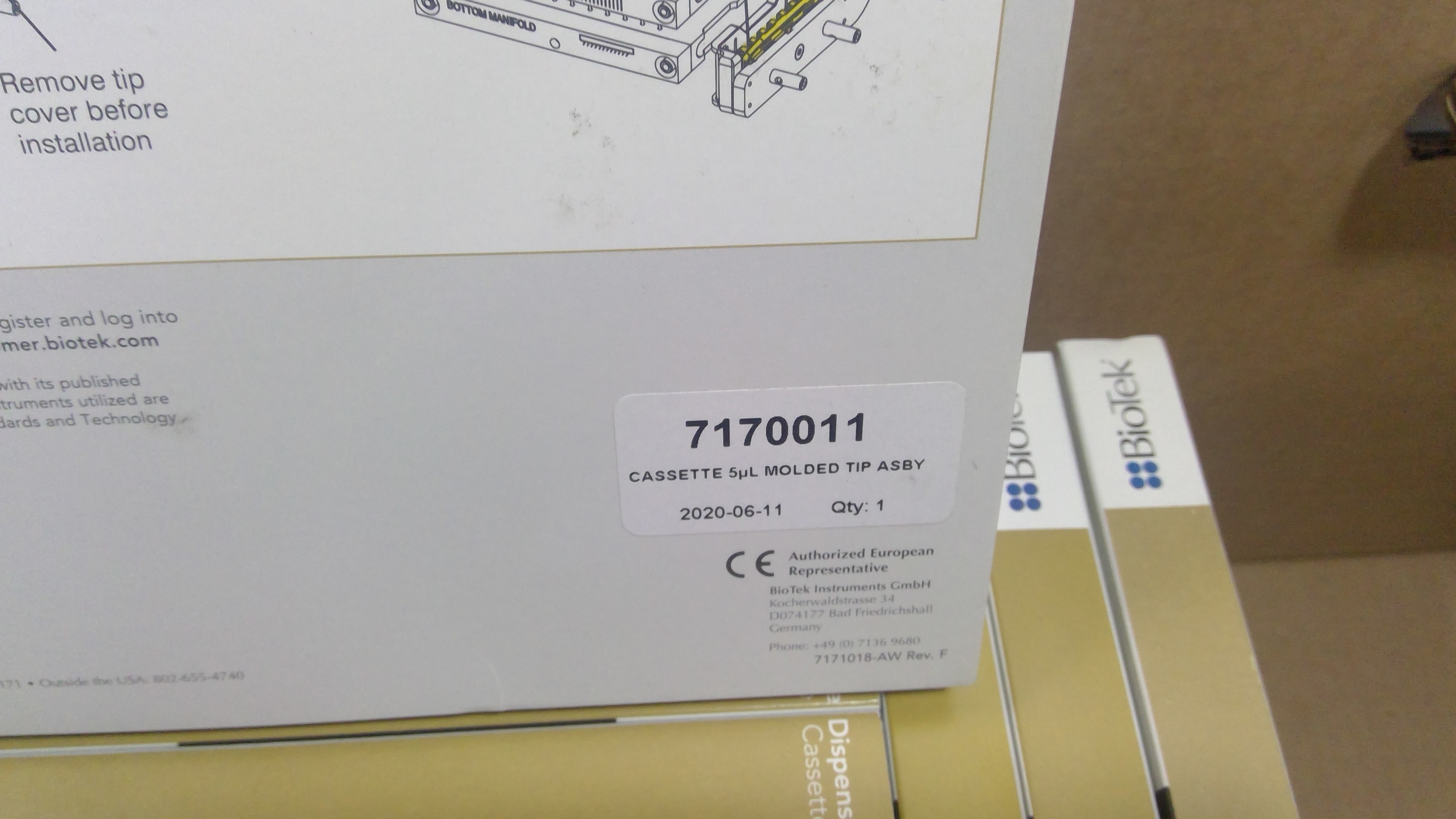 Bio-Tek 7170011/7170010 Cassette Peristaltic Pump 5-3000L Capacity