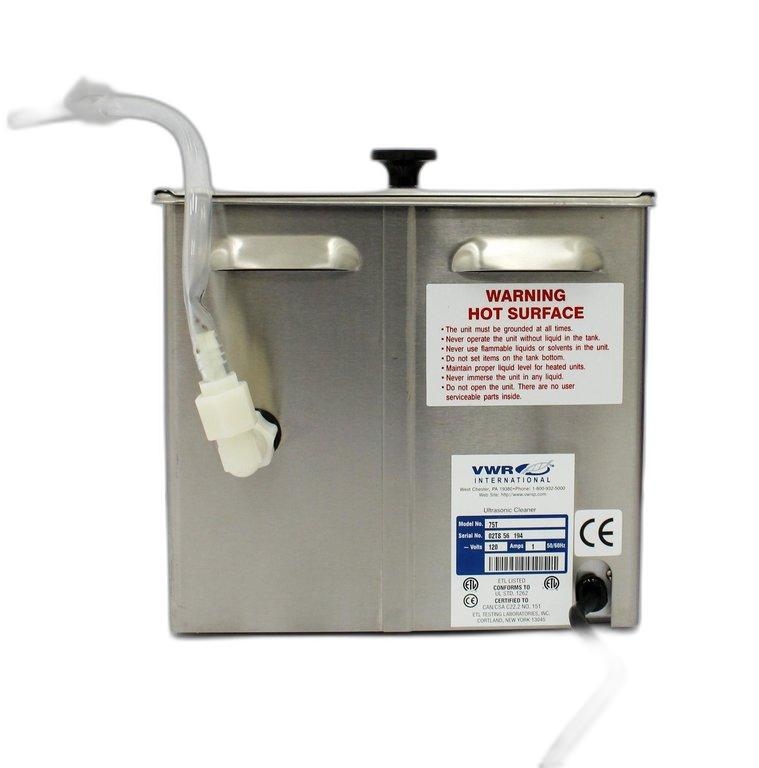 VWR 75T Ultrasonic Cleaner Water Bath with Digital Timer 20-69C Heating Used