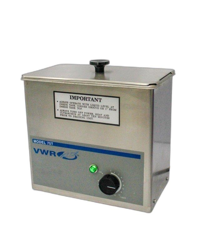 VWR 75T Ultrasonic Cleaner Water Bath with Digital Timer 20-69C Heating Used