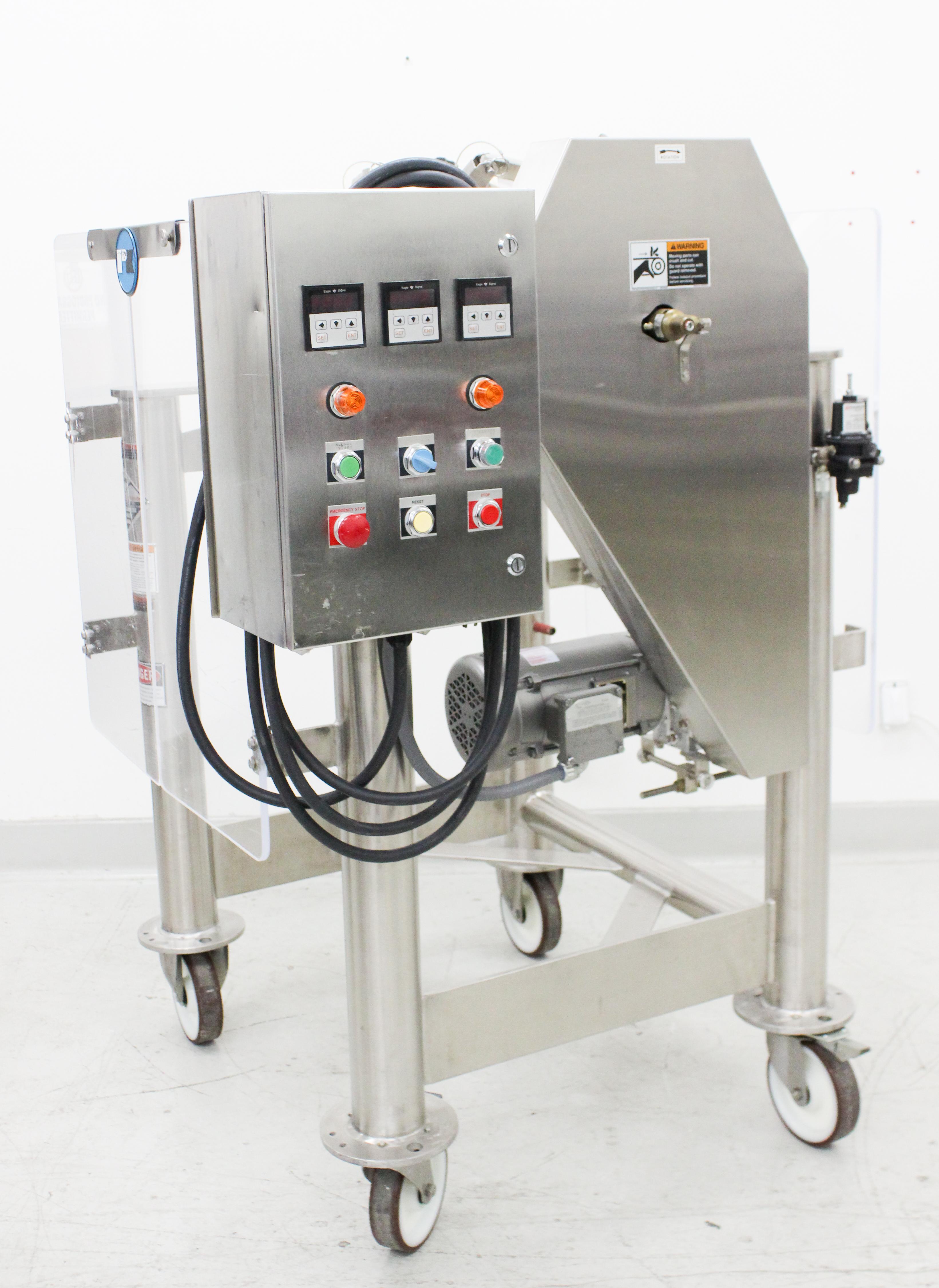 Patterson Kelley Twin Shell Dry Blender 1 Cu Ft 60 lb V-Shaped Efficient Mixing