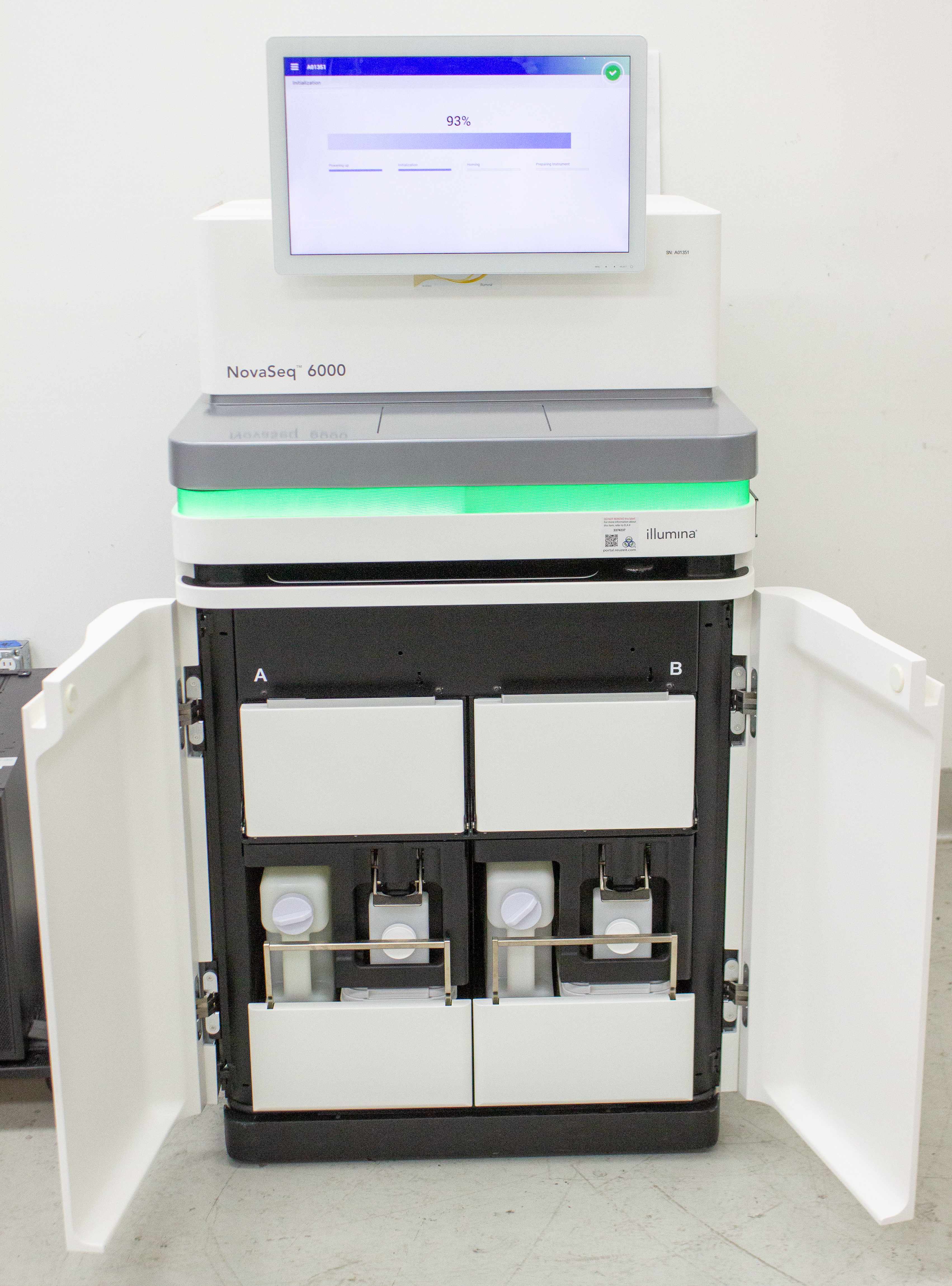 Illumina NovaSeq 6000 DNA Sequencer with Computer & APC UPS
