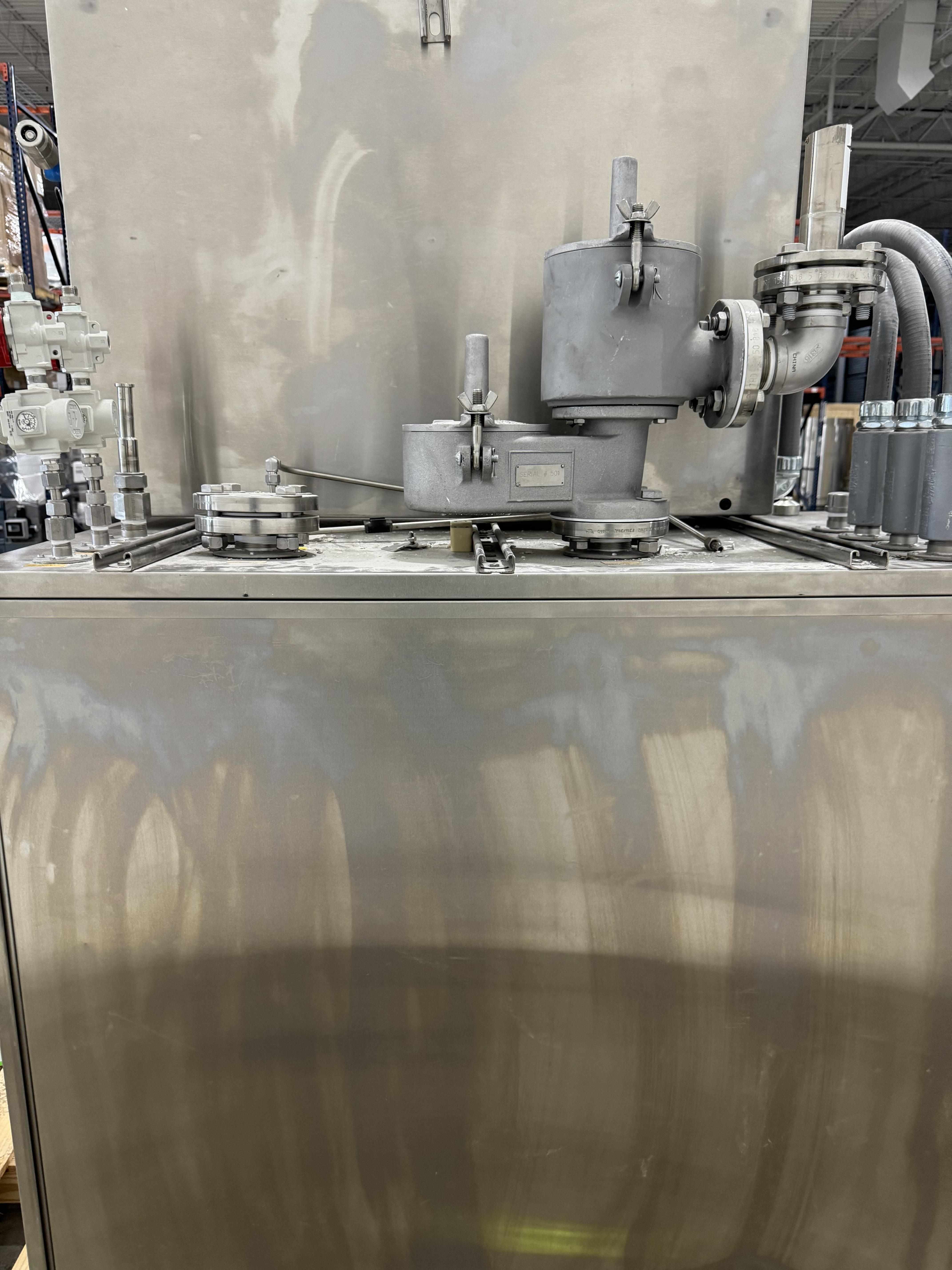 Tech SSPLS-30-007 Solvent Pump Lift Station 30gl Stainless Steel Dual Drum