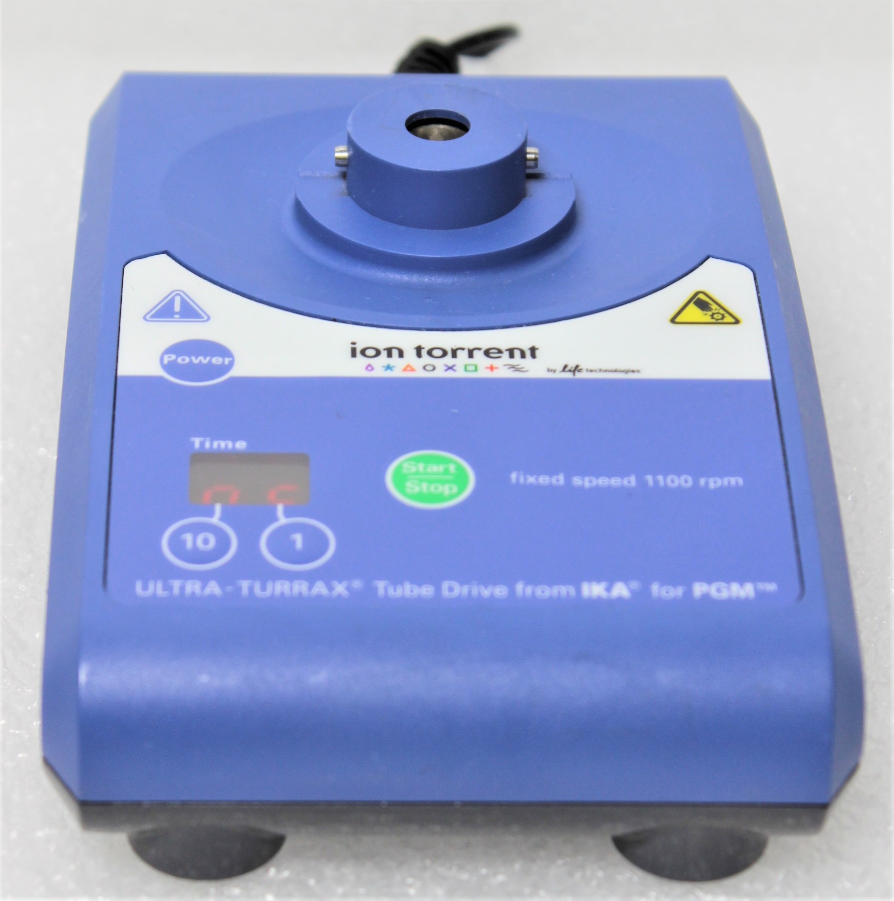 Ion Torrent Ultra-Turrax Tube Drive UT TD 1100 rpm Homogenizer Key Applications