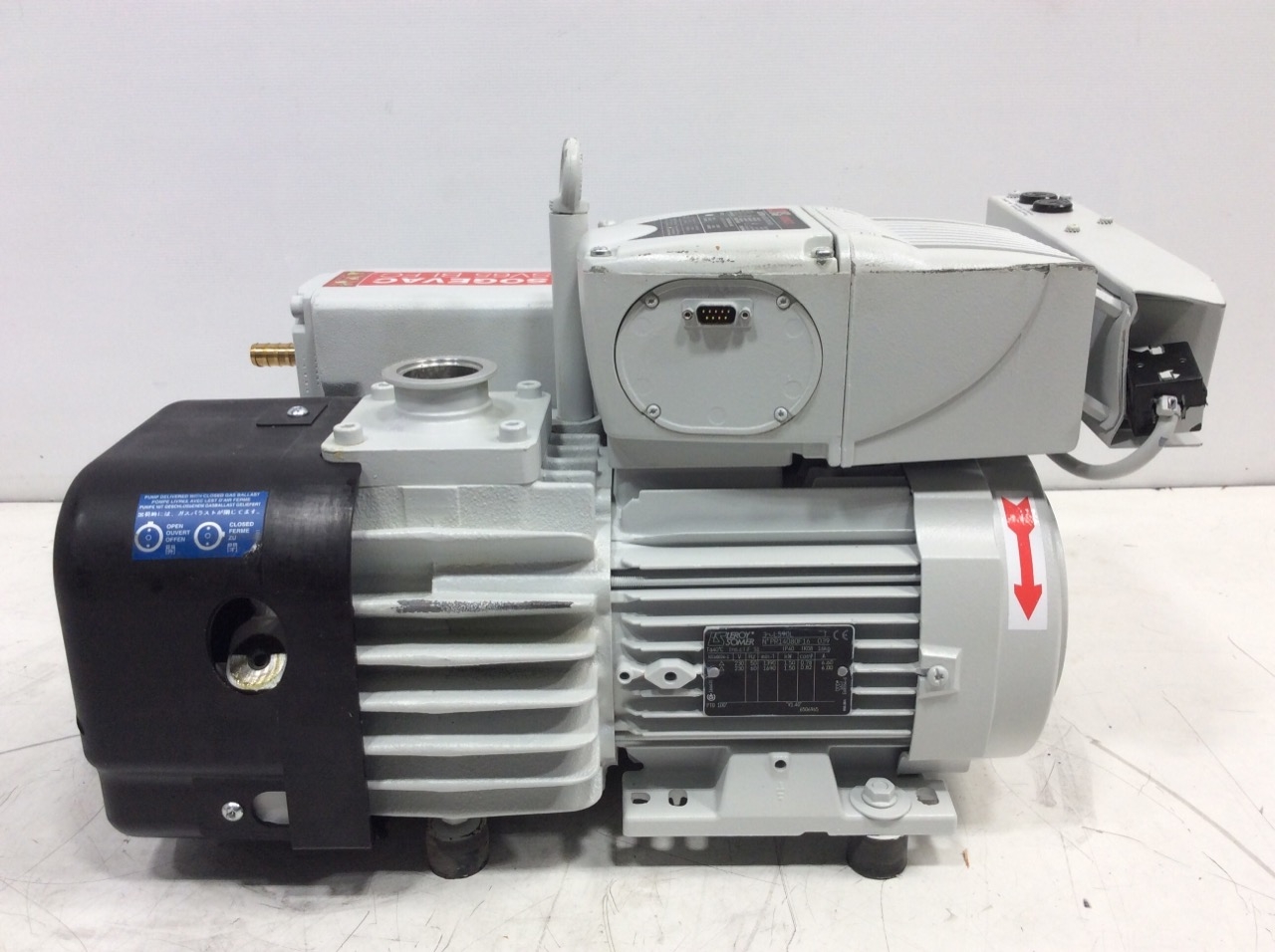 Sogevac SV65 BI FC Vacuum Pump 22.7/27.7 cfm Single Stage Oil Sealed