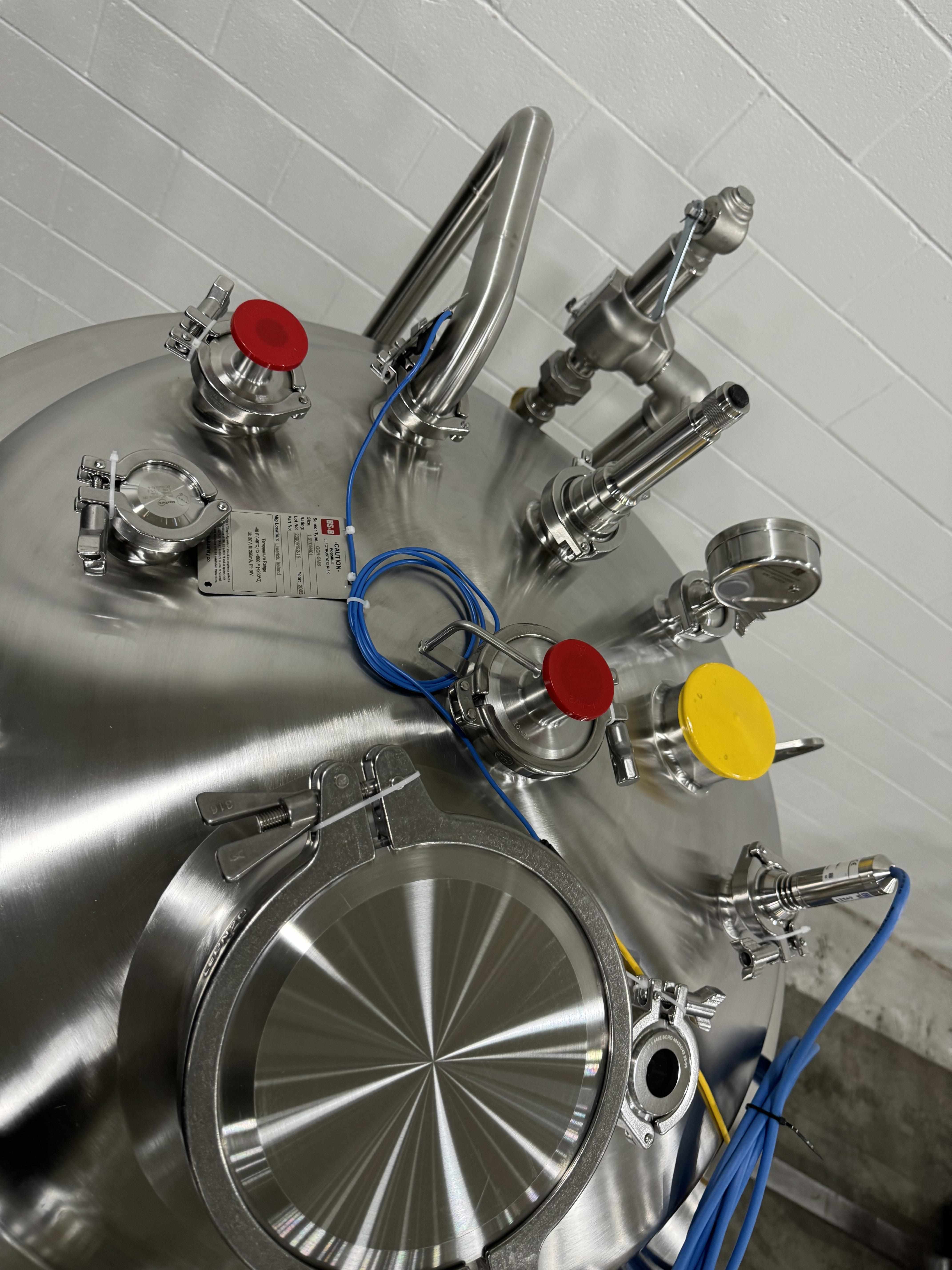 Holland 500L Vessel Sanitary Tank For Storage & Processing Stainless New 2023