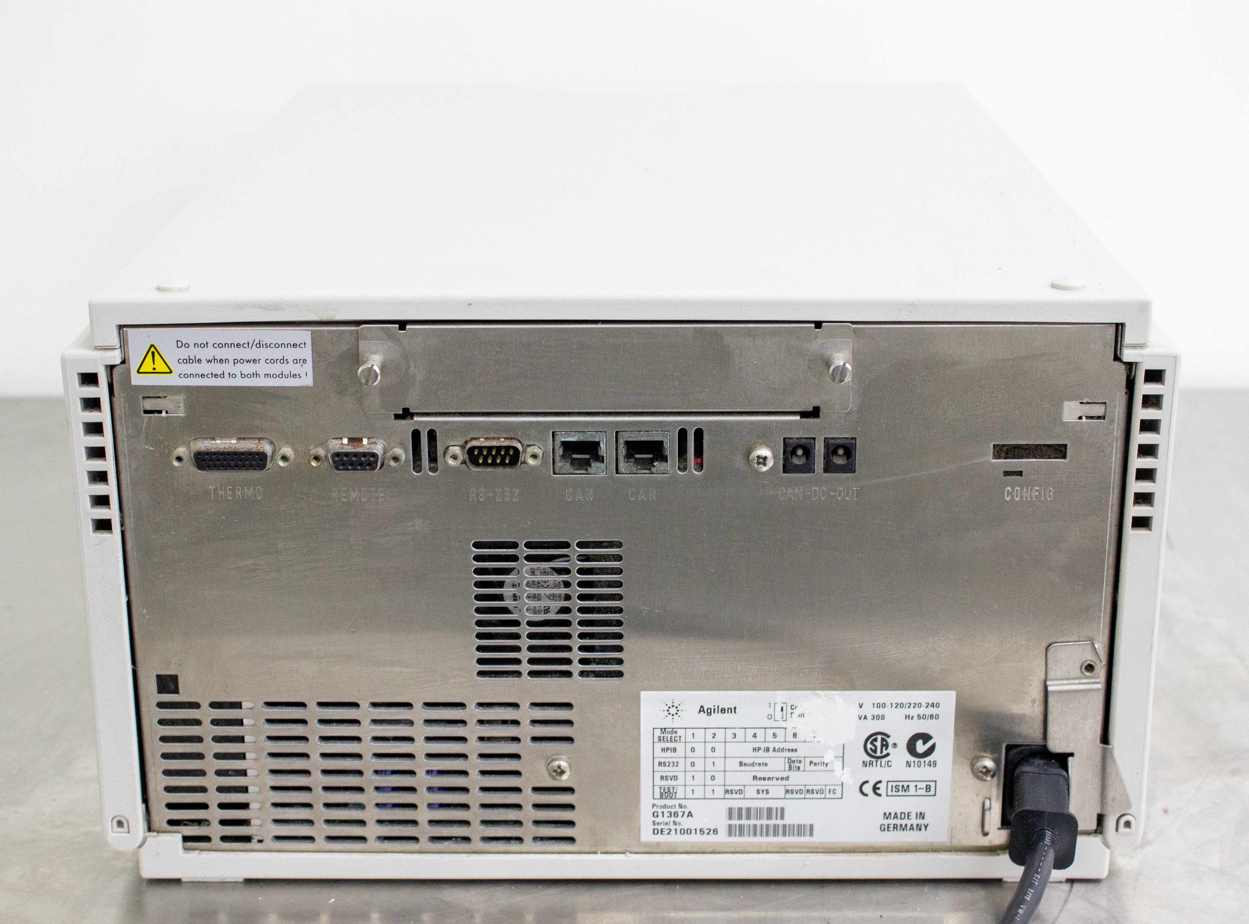 Agilent G1367A Autosampler HPLC System Spare Parts Needs Repair AS-IS