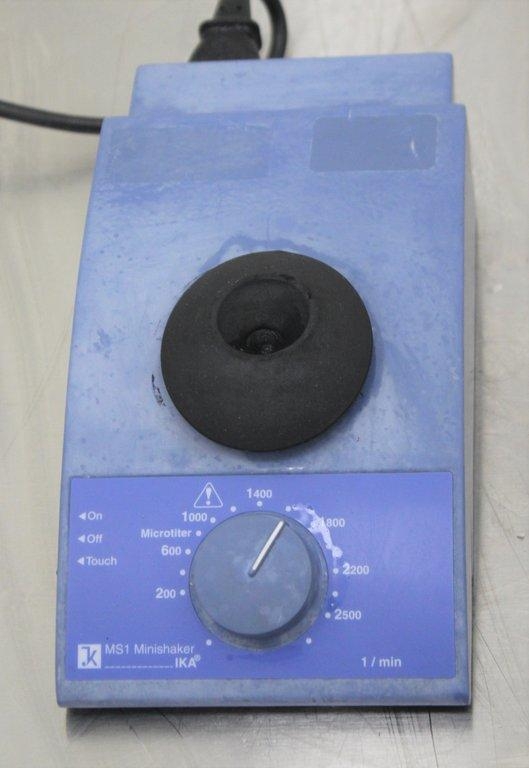 IKA MS1 S1 Vortex Shaker Continuous Operation Speed Control 2500 RPM