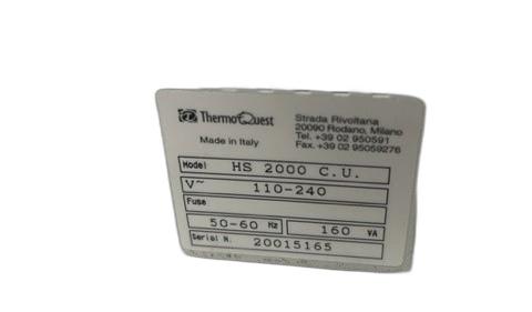 Thermo Quest HS 2000 CU Headspace System with Incubation Oven