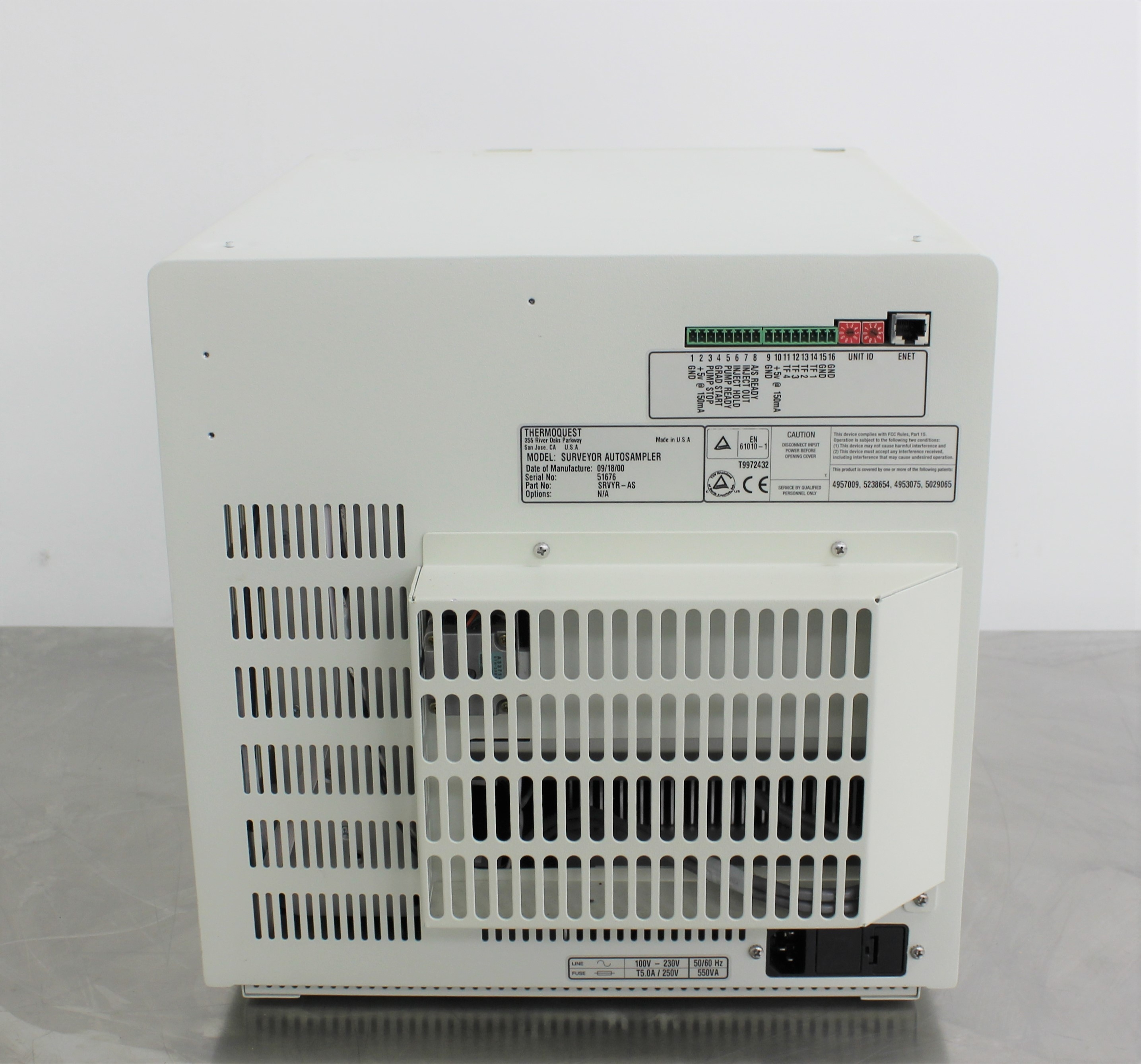 Thermo Surveyor Autosampler SRVYR-AS 200 Vial Capacity Rapid Injection