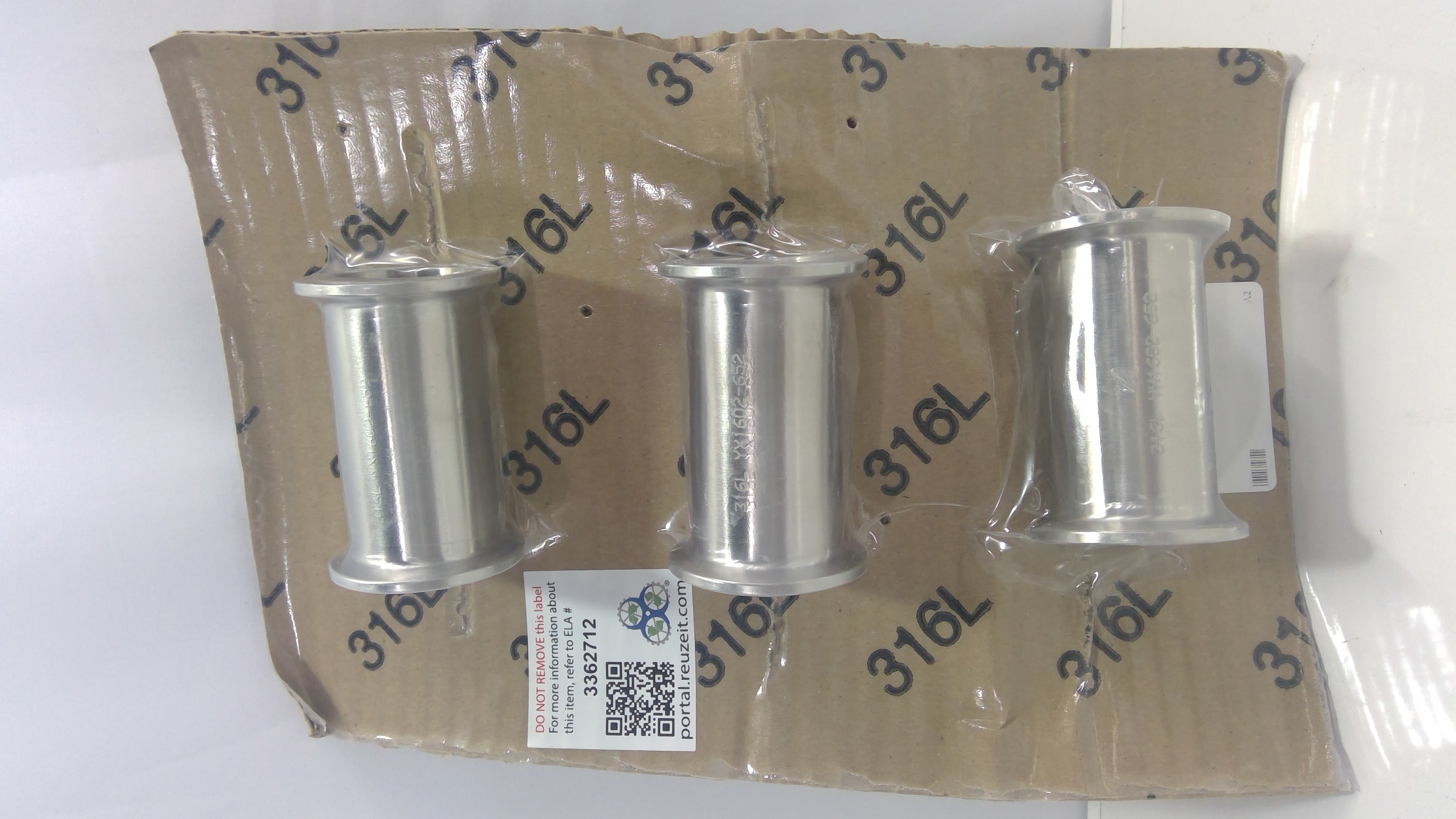 GVC 102-124668 Tri-Clamp Sanitary Spool Pieces 316L SS