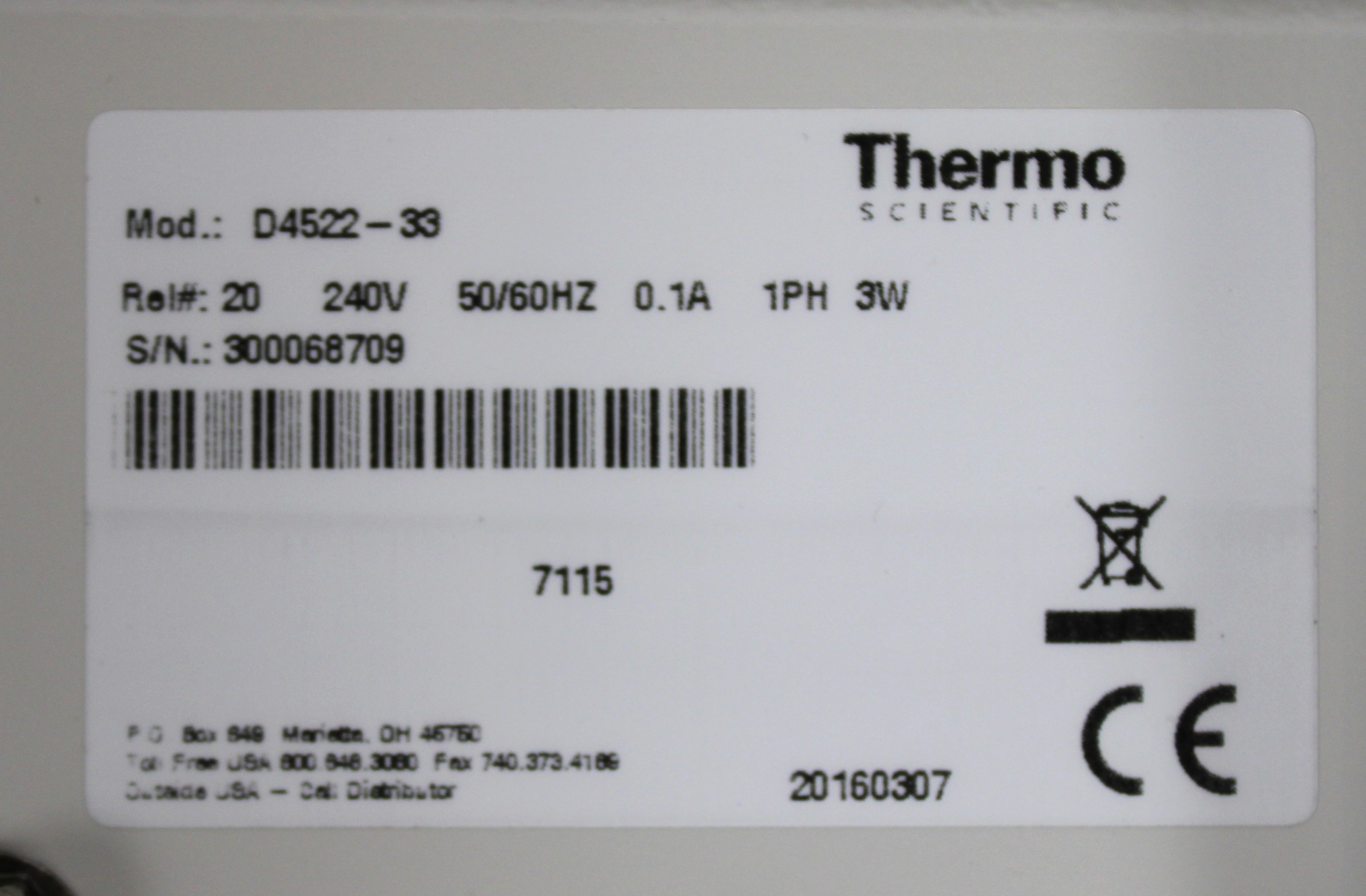 Thermo B-Pure RO Water System Turn-Key 4L/min D4522-33 CE CSA Certified
