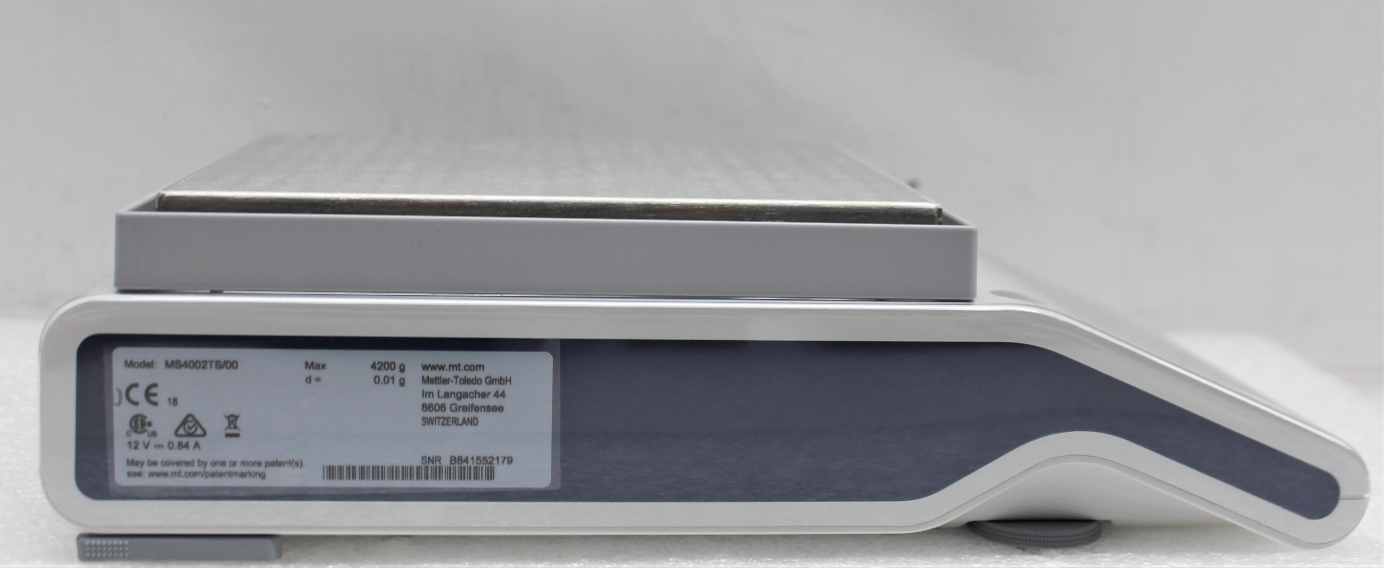 Mettler-Toledo MS4002TS/00 Precision Balance 4.2kg Capacity Touchscreen