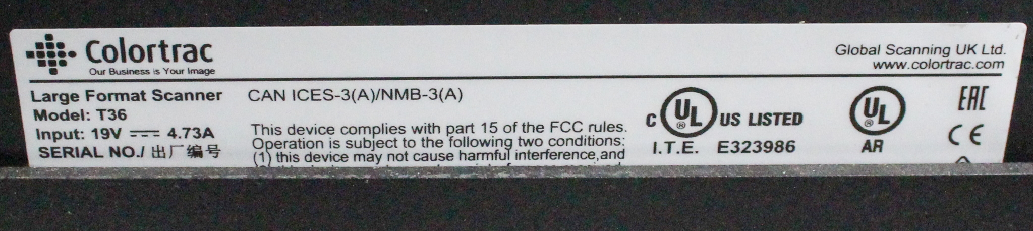 Canon TX-3000 36" Printer Fast Print 5-Color 147 D-size/hr Used