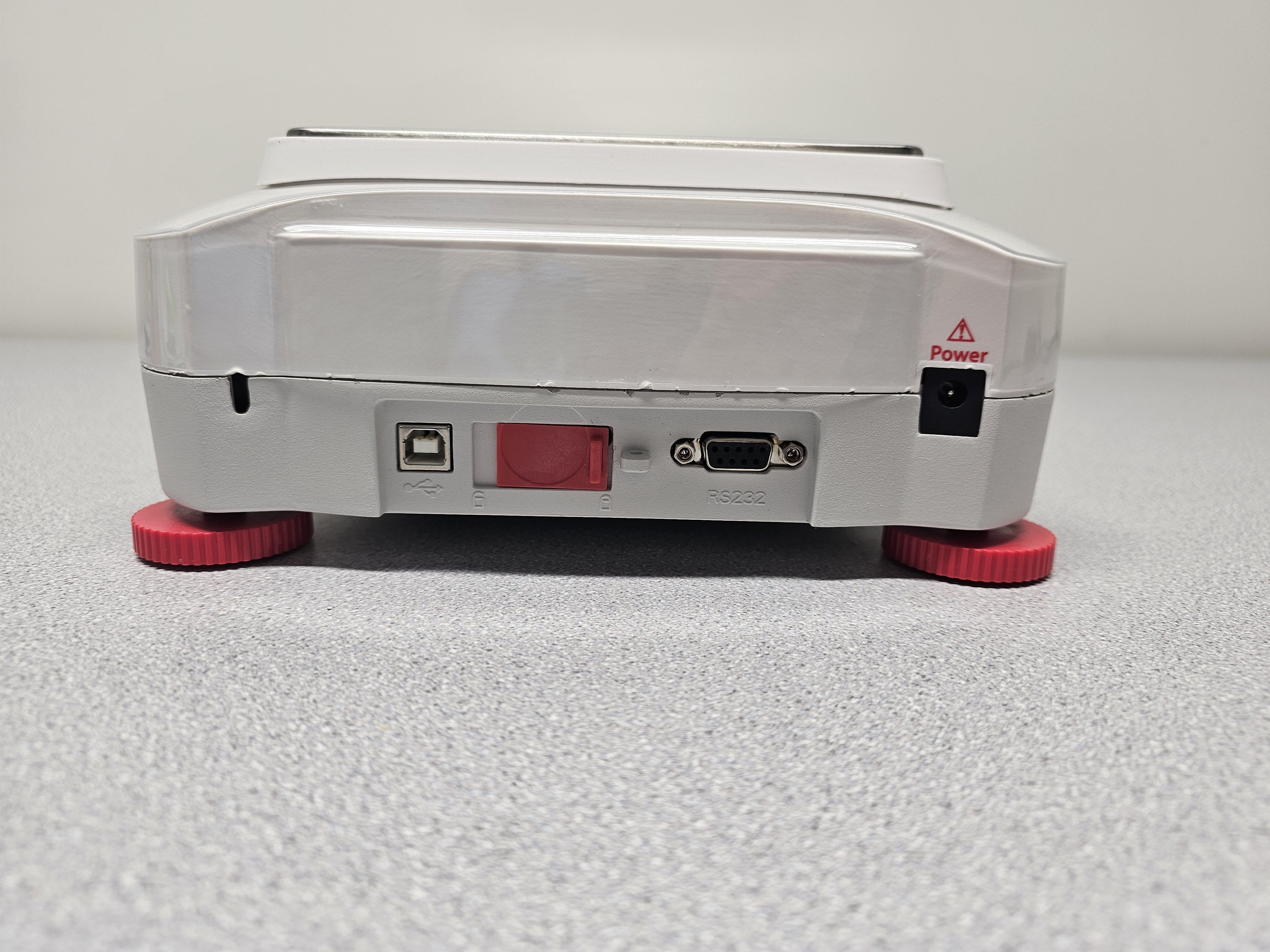 Ohaus AX8201/E Precision Balance 8200g/0.1g Color Touchscreen Data Transfer