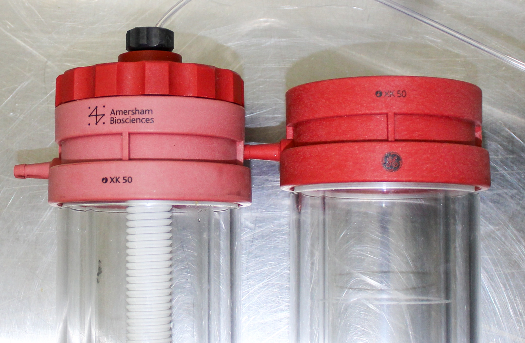 Amersham XK50 Chromatography Columns with Borosilicate Glass, Adapter Plunger