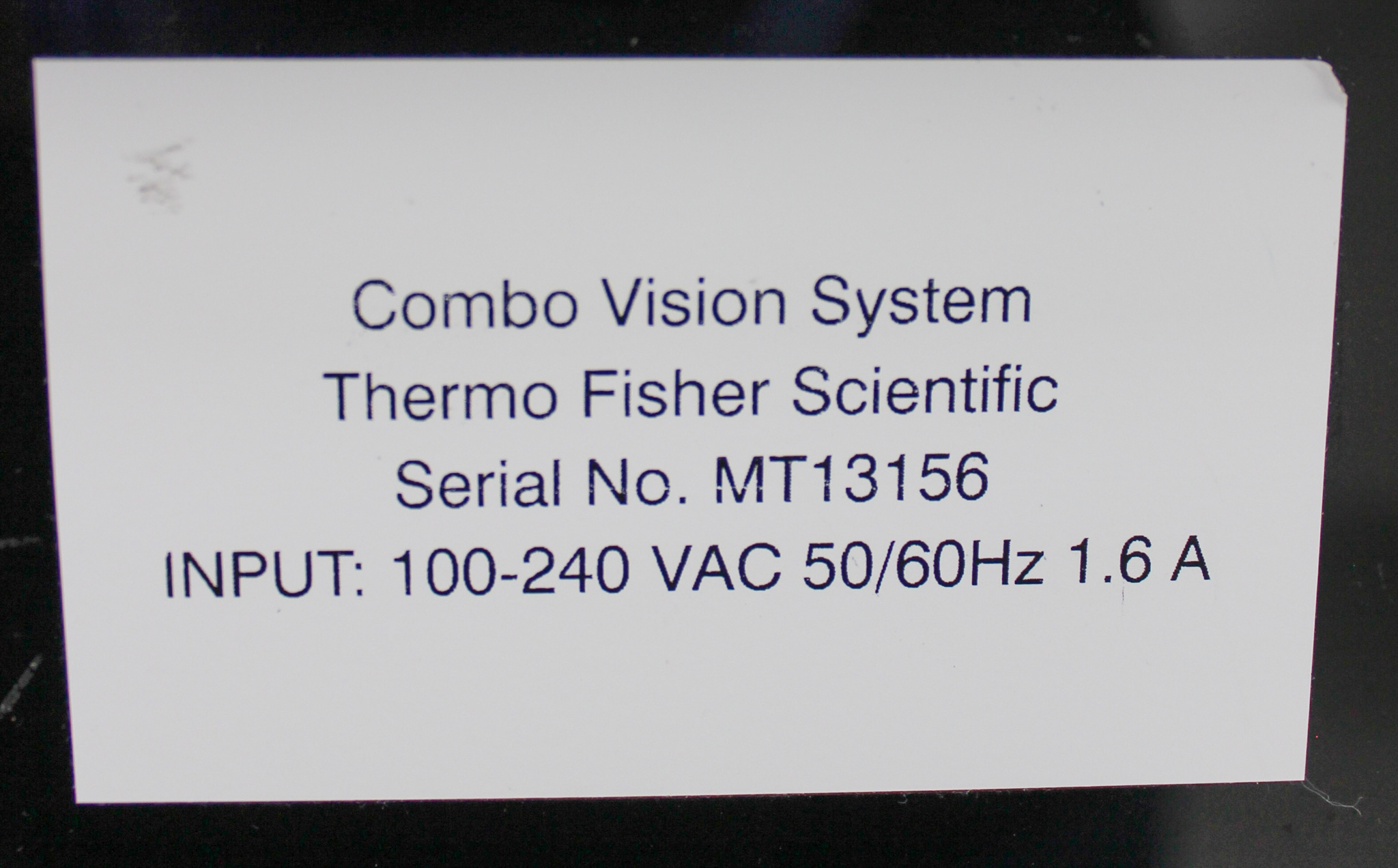 Thermo Custom Vision System Camera UV In-Sight 5MP PoE Ethernet Robots