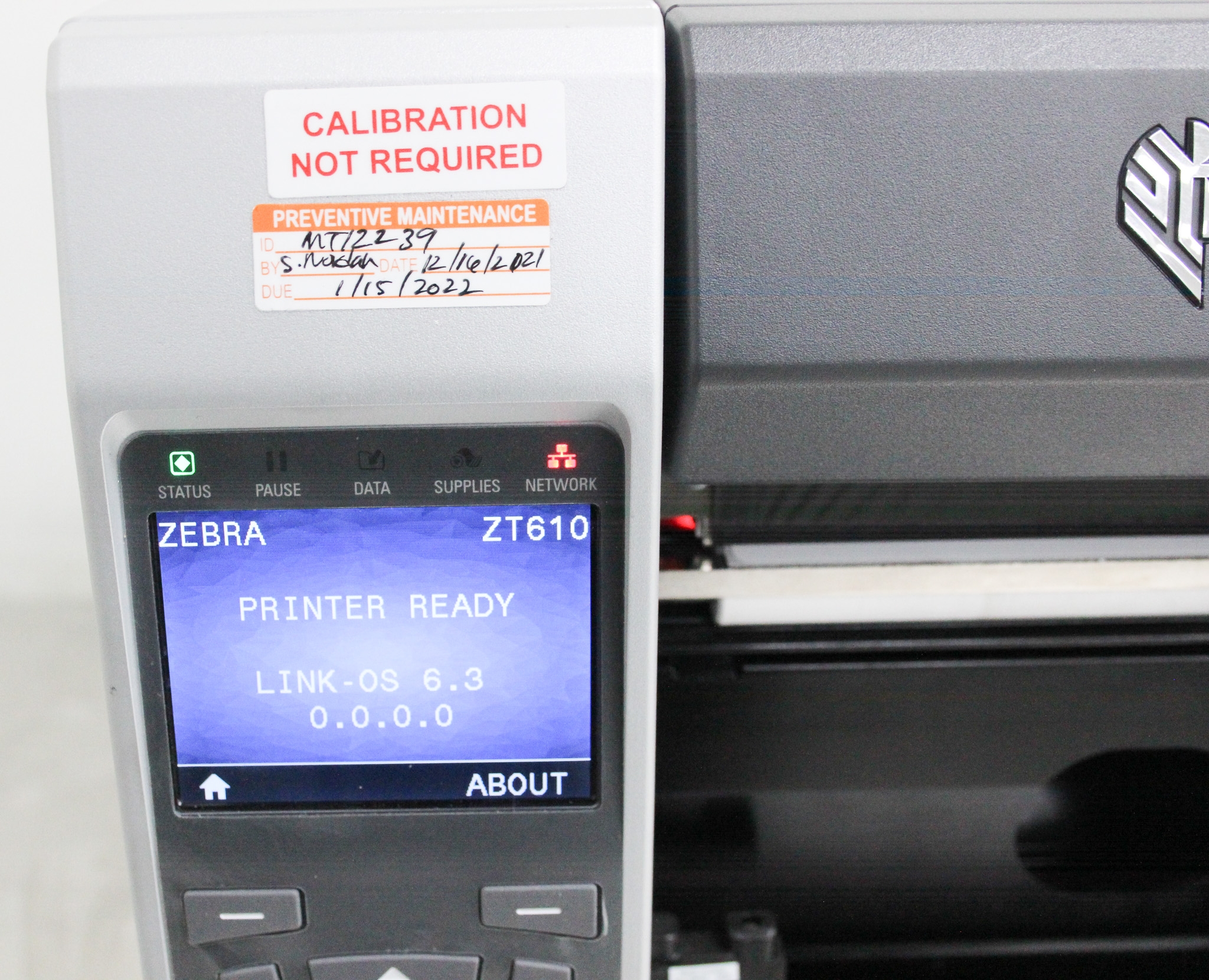 Zebra ZT610 Industrial Printer High-Speed 14ips Barcode Labeling