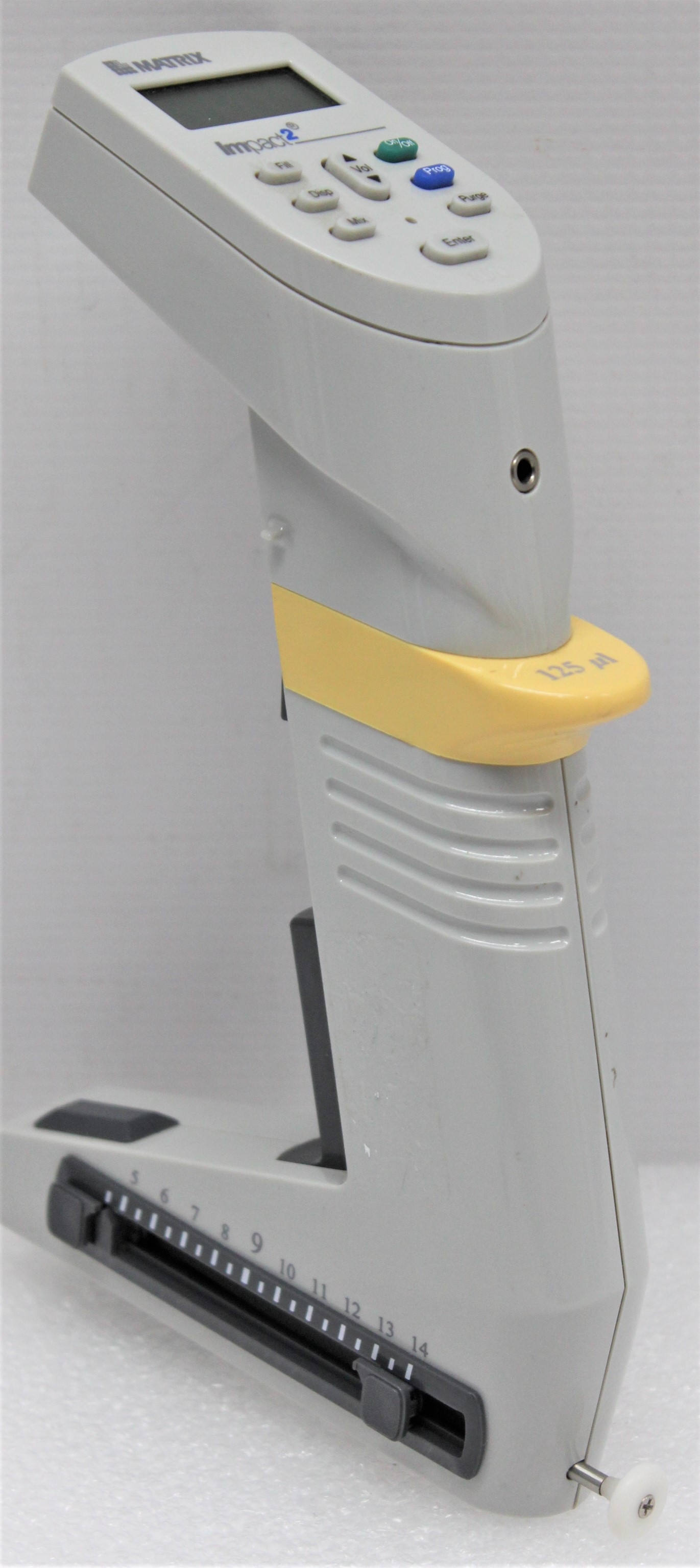 Matrix Impact 2 Pipette 125uL Liquid Handling Pipettor with 12-Channel Ergonomic Design