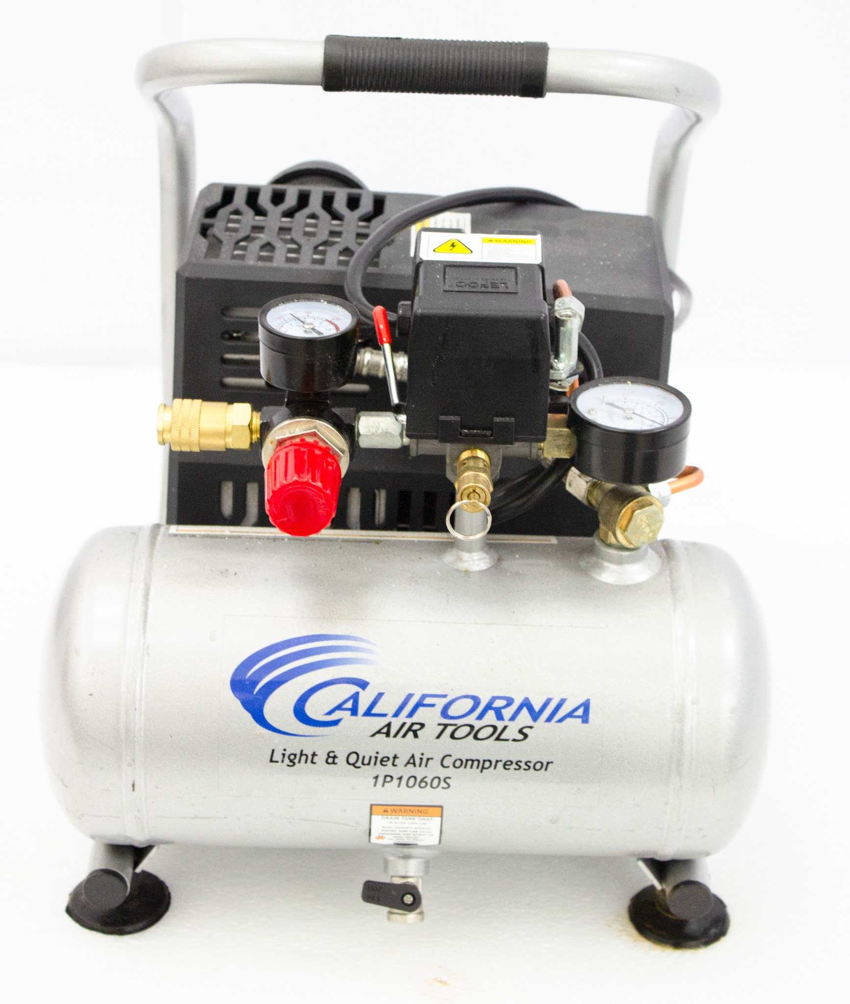 California Air Tools 1P1060S Air Compressor Light Quiet Portable 56dB 115PSI