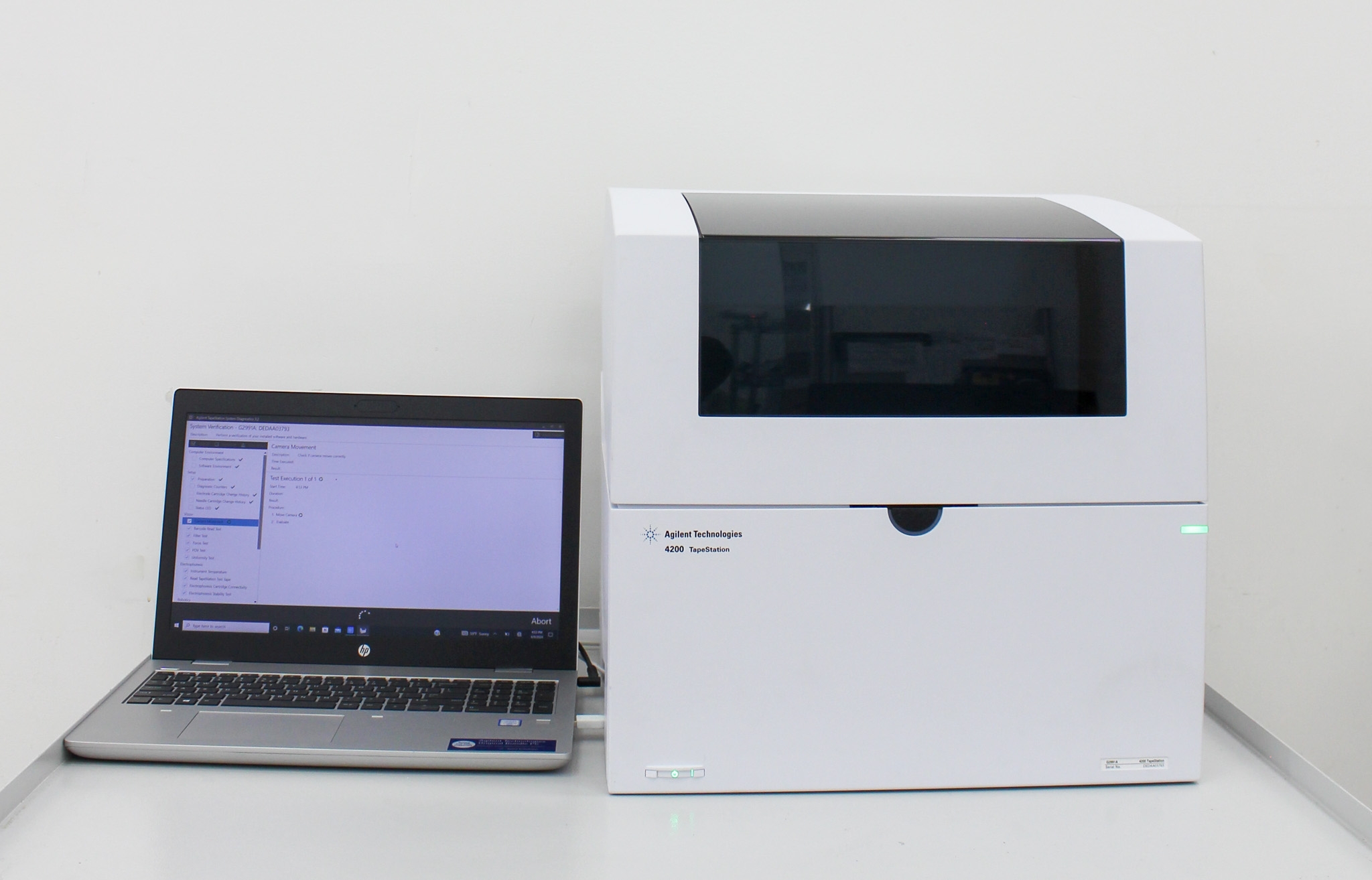 Agilent 4200 Tapestation Electrophoresis System DNA-RNA Analysis 96-Sample