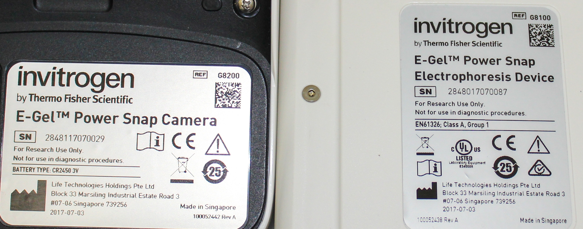 Invitrogen G8100 G8200 E-Gel Snap DNA Electrophoresis and Imaging